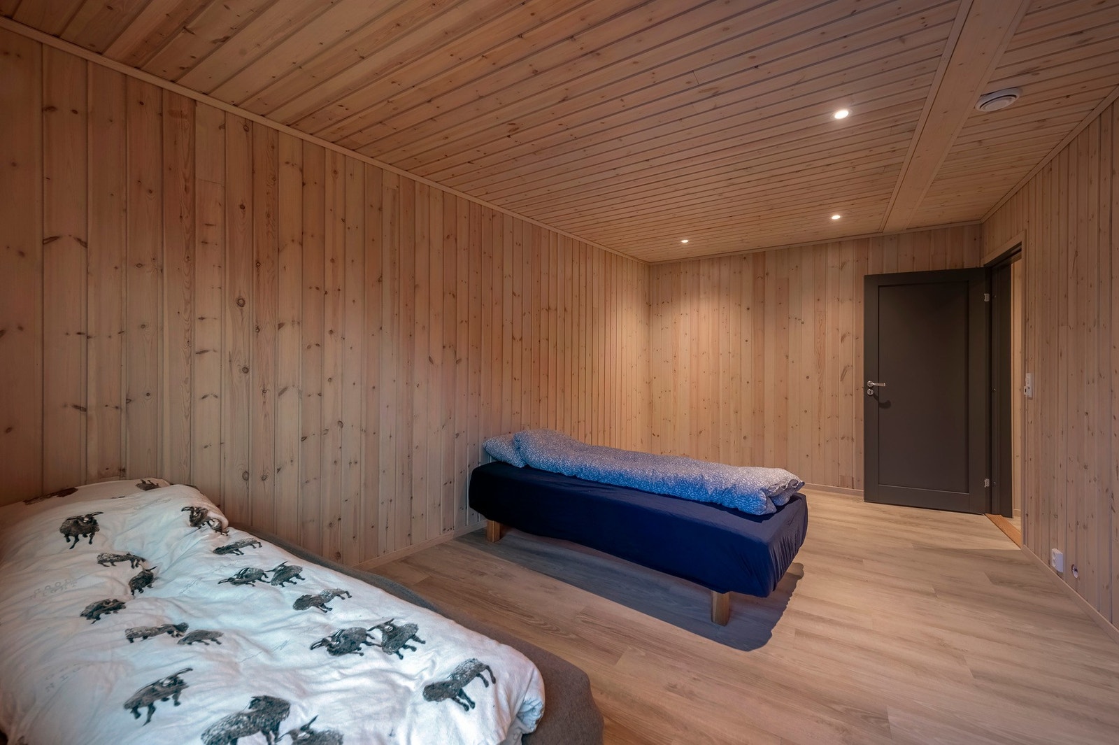 Rommets størrelse gjør det enkelt å innrede. Galleribilde