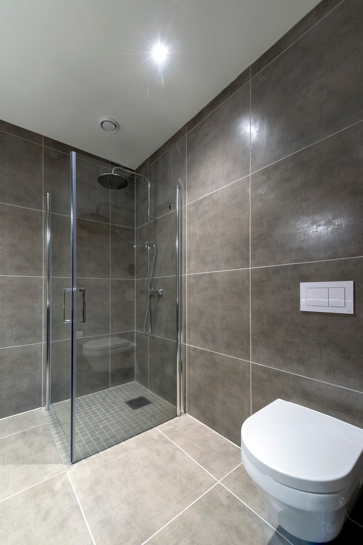 Her også innredet eget dusjhjørne. Galleribilde