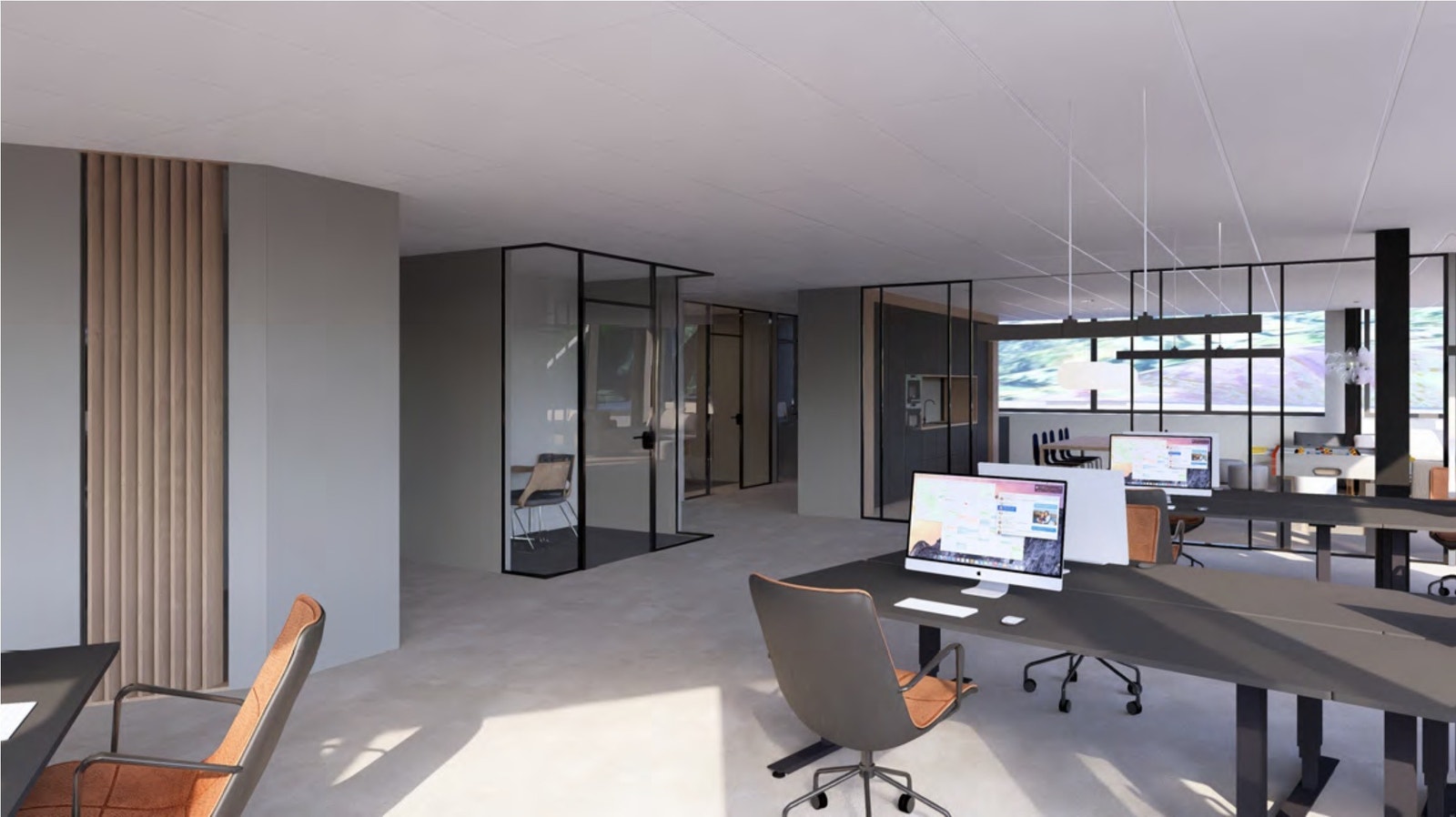 Illustrasjonen viser forslag til møblering og planløsning Galleribilde