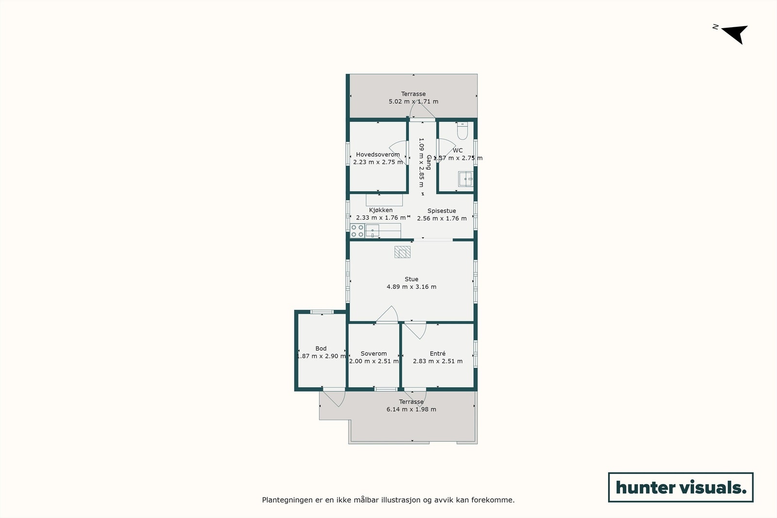 Plantegning Galleribilde