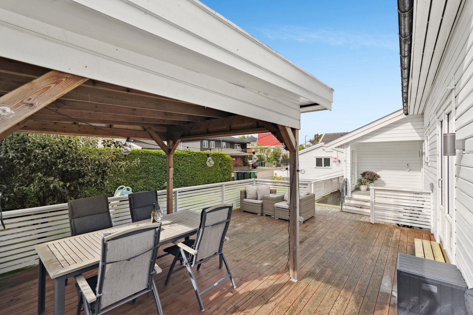 I 2020 ble det montert flyttbar paviljong. Galleribilde