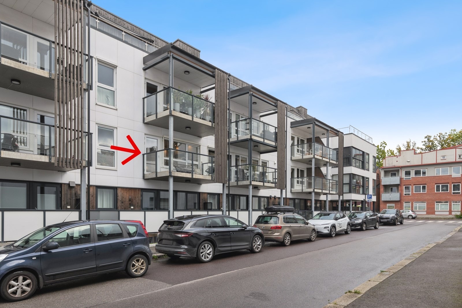 Fasade mot Løkkegata. Galleribilde