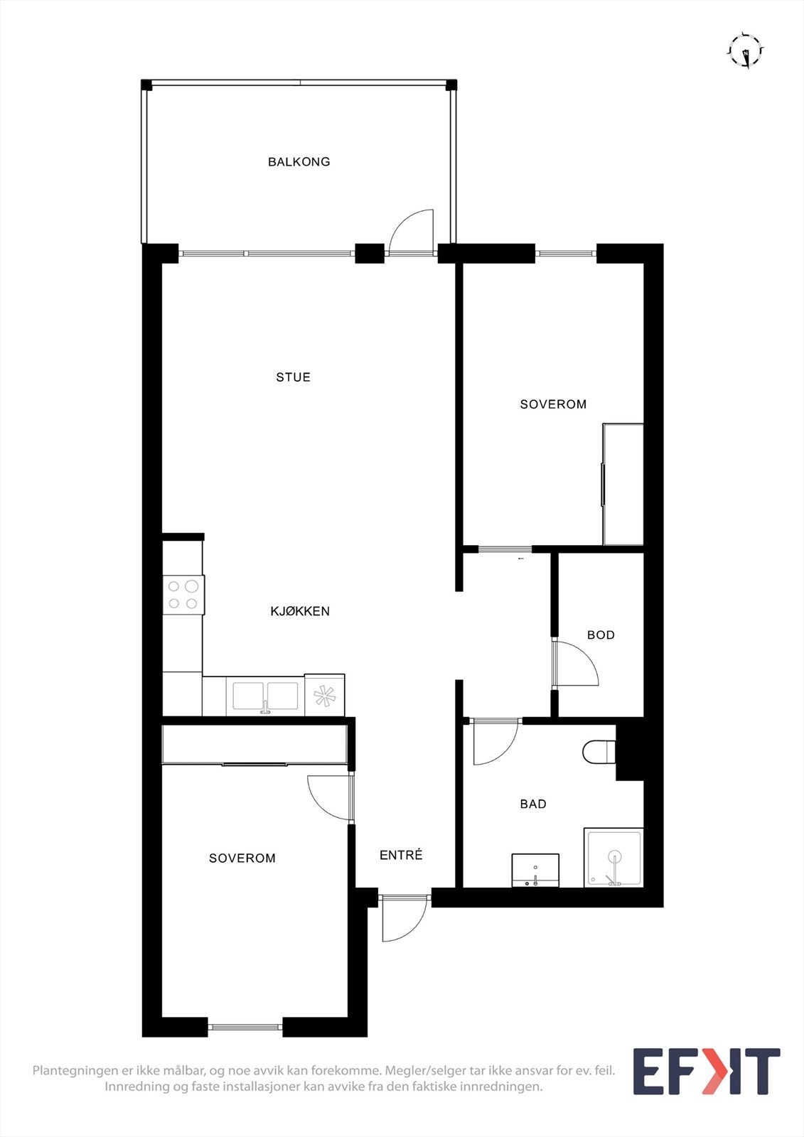 Plantegning Galleribilde