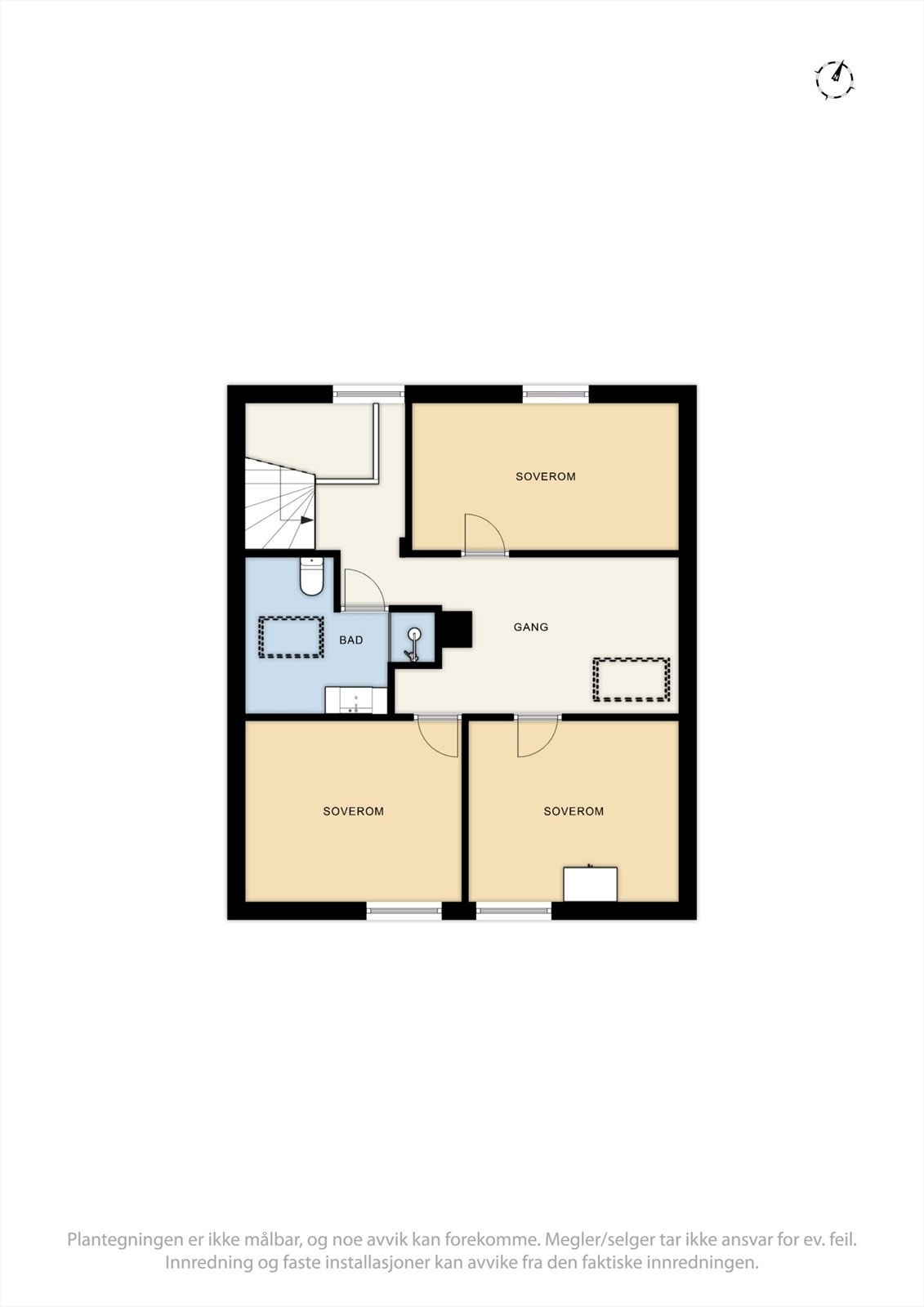 Plantegning 2.etg. Galleribilde