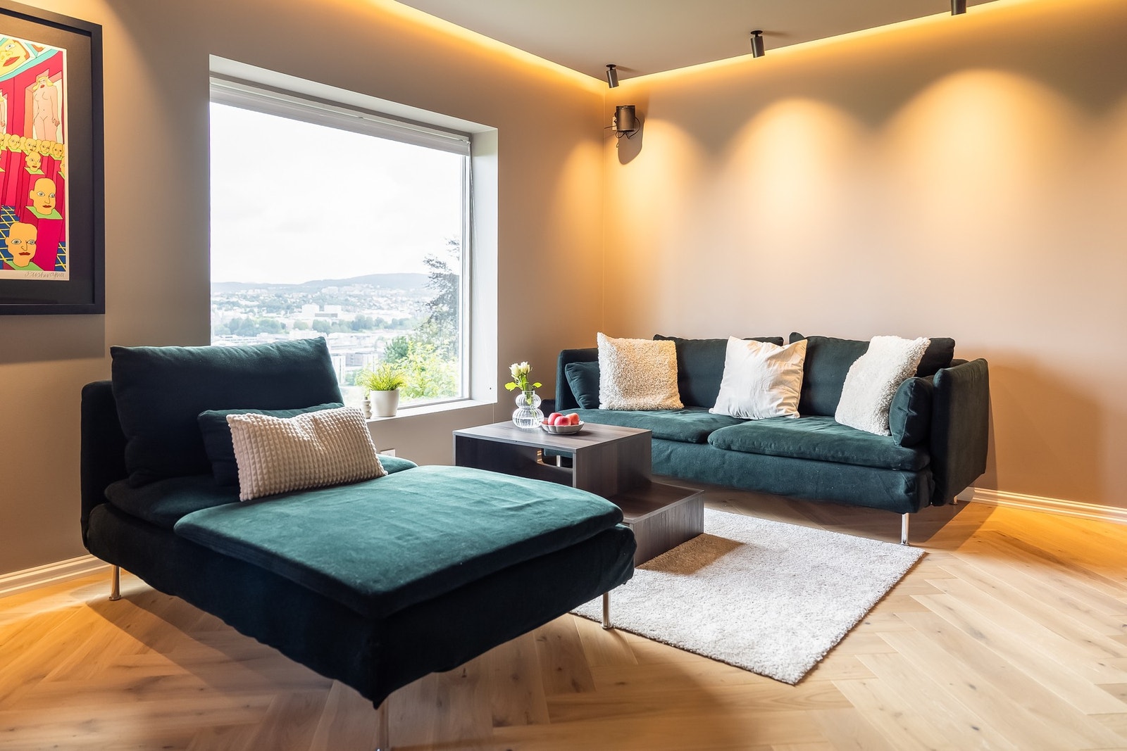 Eksklusiv belysning. Galleribilde