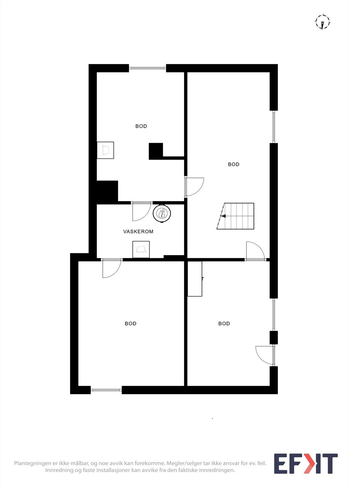 Plantegning kjeller Galleribilde