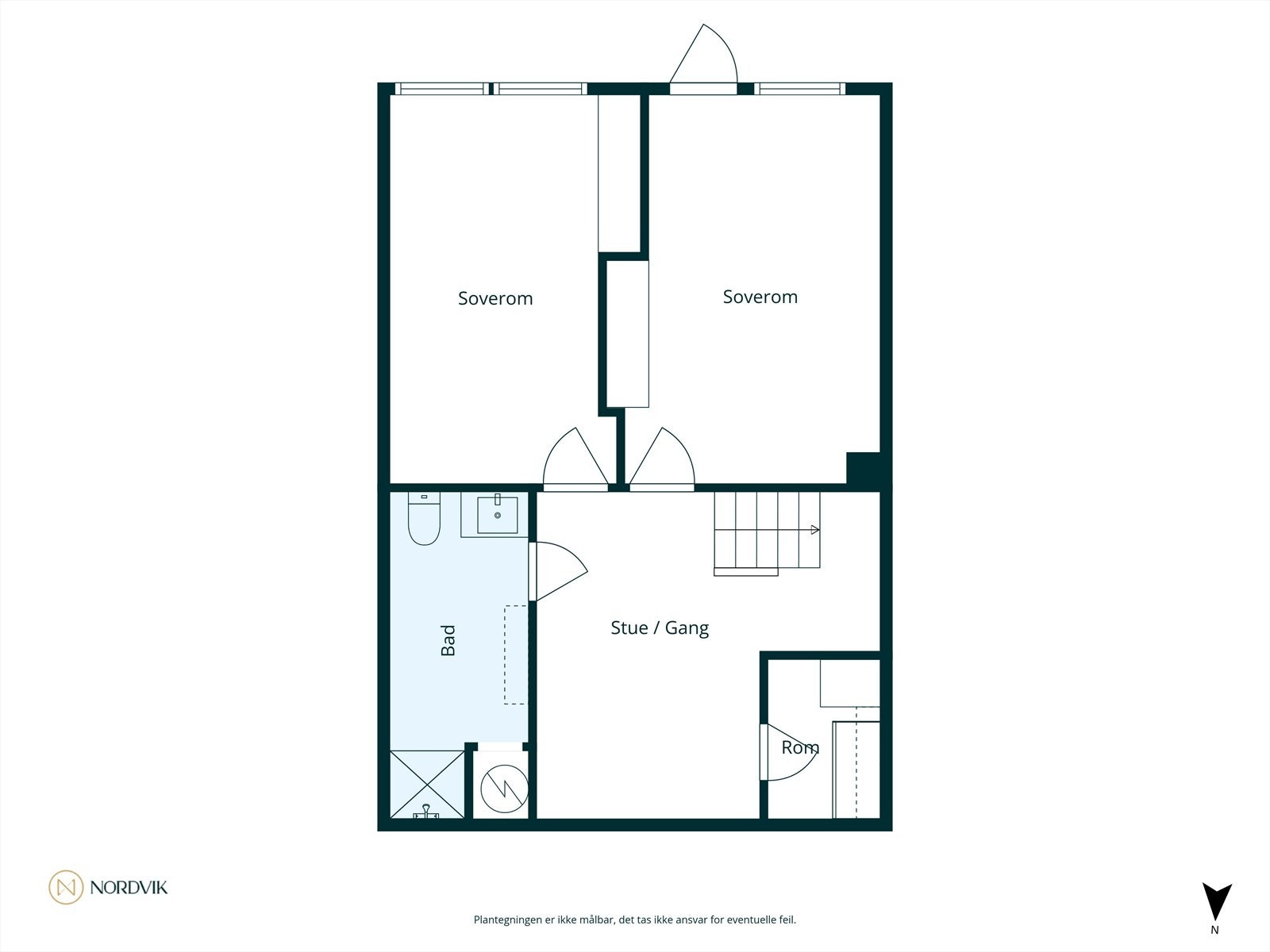 Plantegning 1.etasje Galleribilde