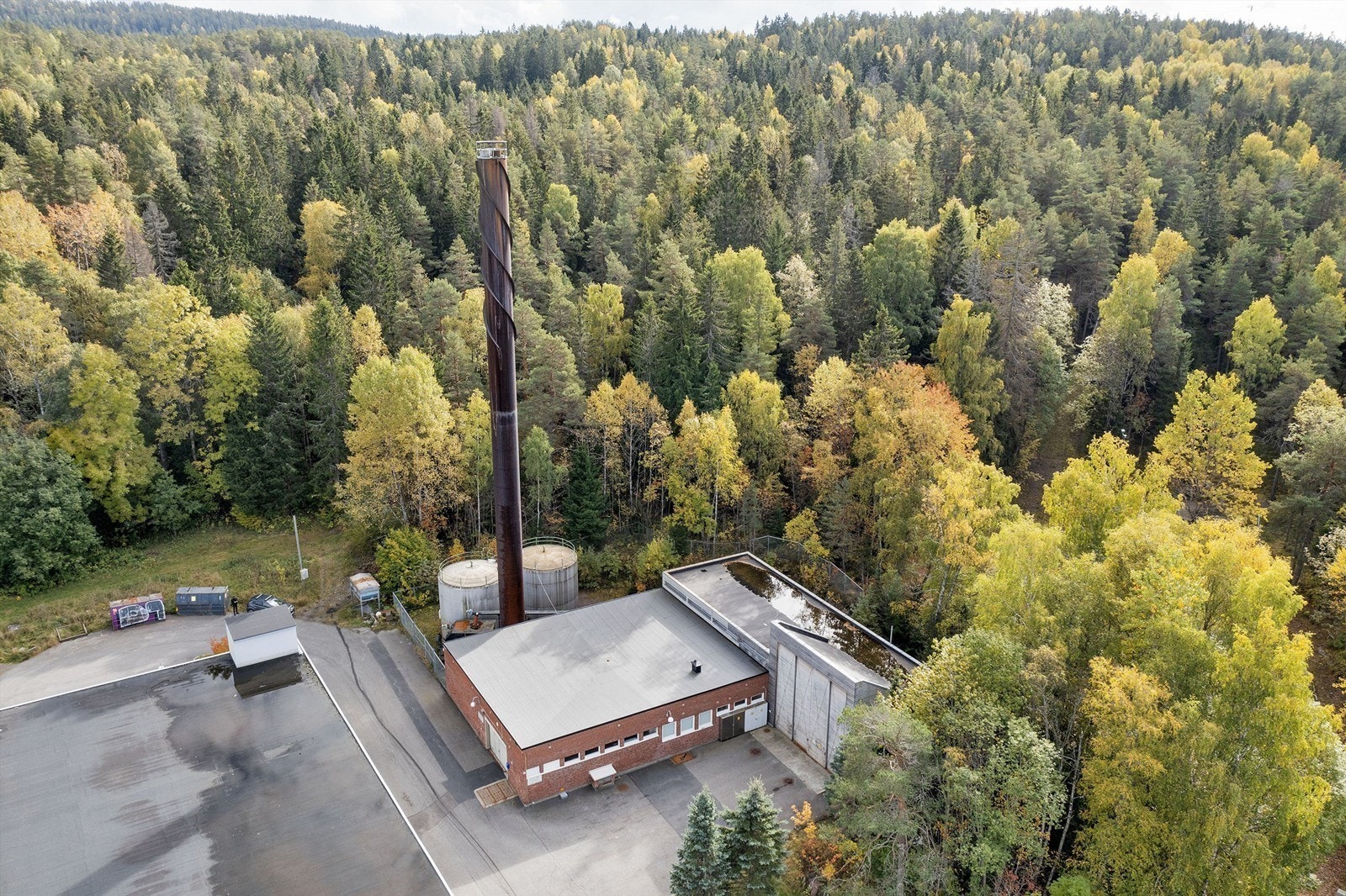 Stort uteareal Galleribilde