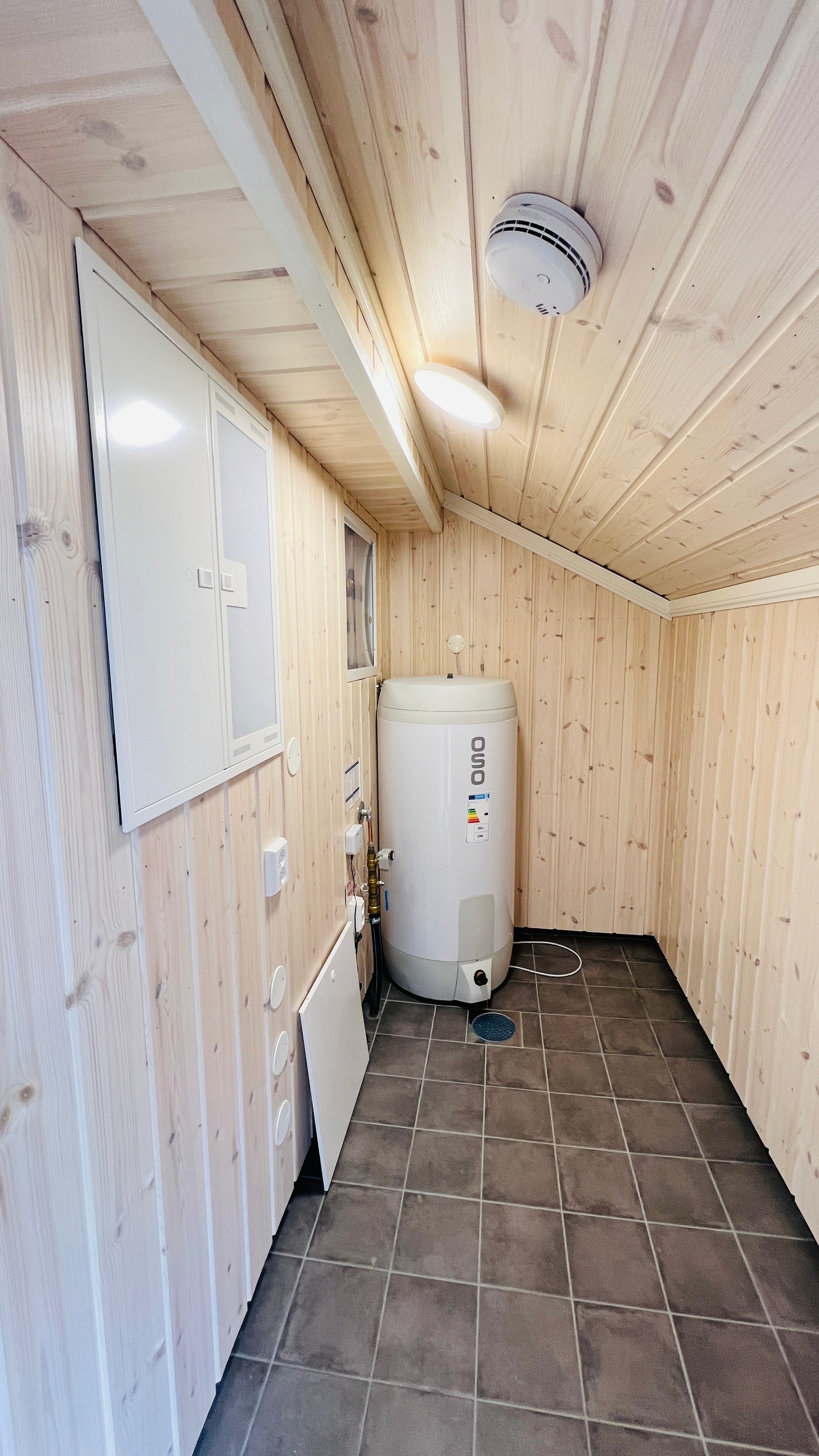 Utvendig isolert bod/teknisk rom Galleribilde