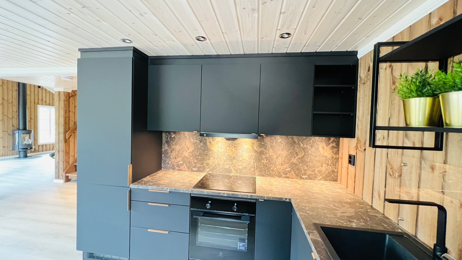 Stort kjøkken Galleribilde