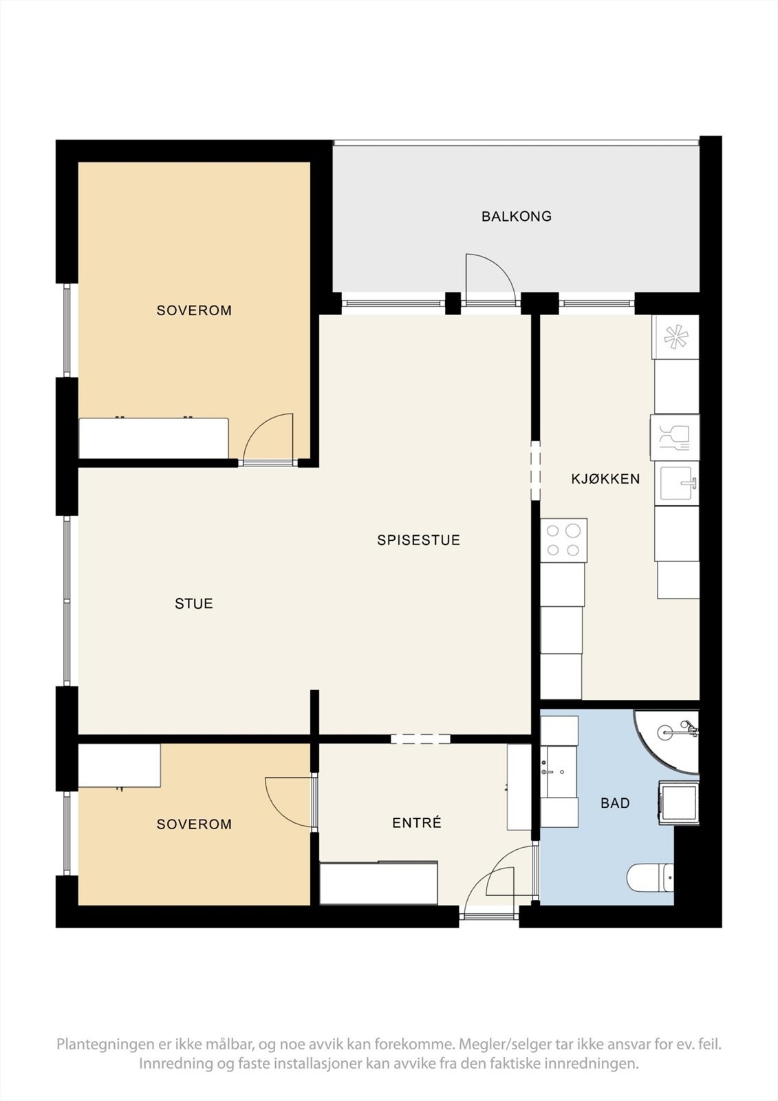 Plantegning Galleribilde