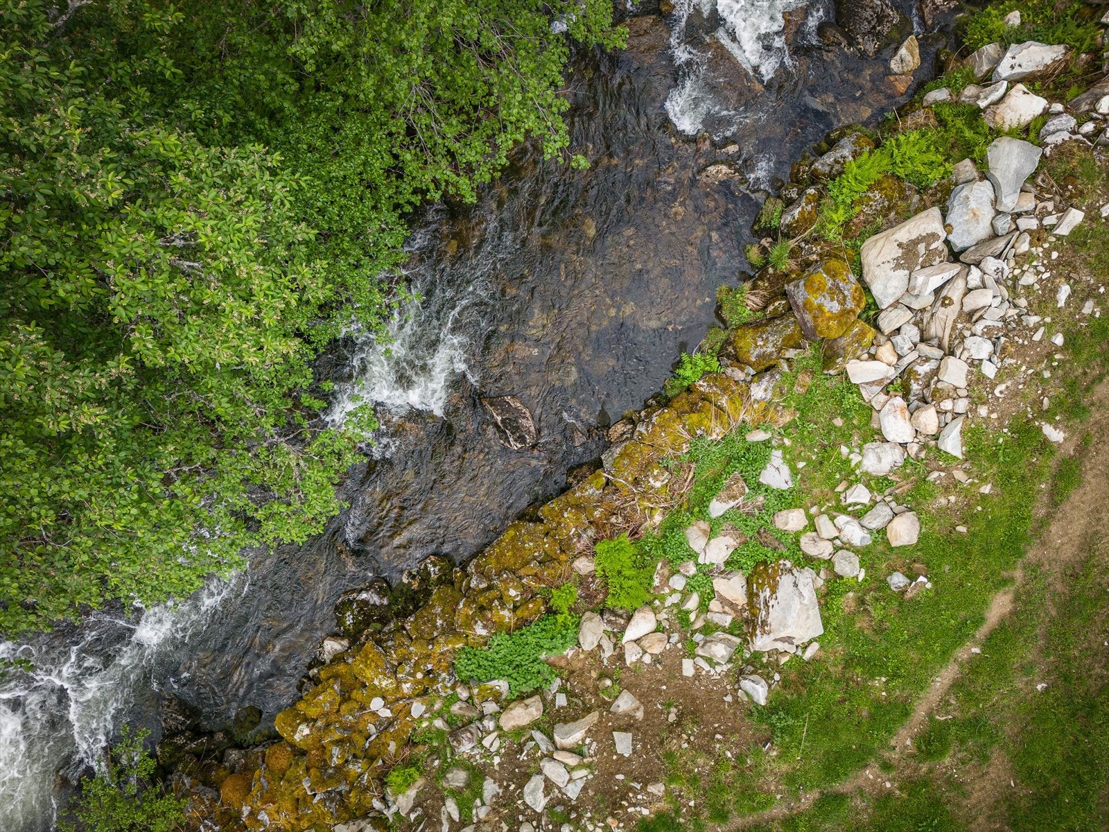 Elv hvor en får forbruksvann like ved. Galleribilde