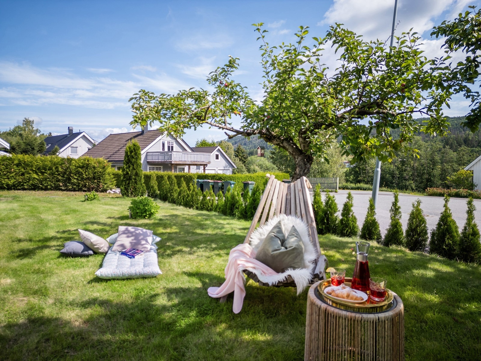 Svært barnevennlig i en blindvei med lite trafikk Galleribilde