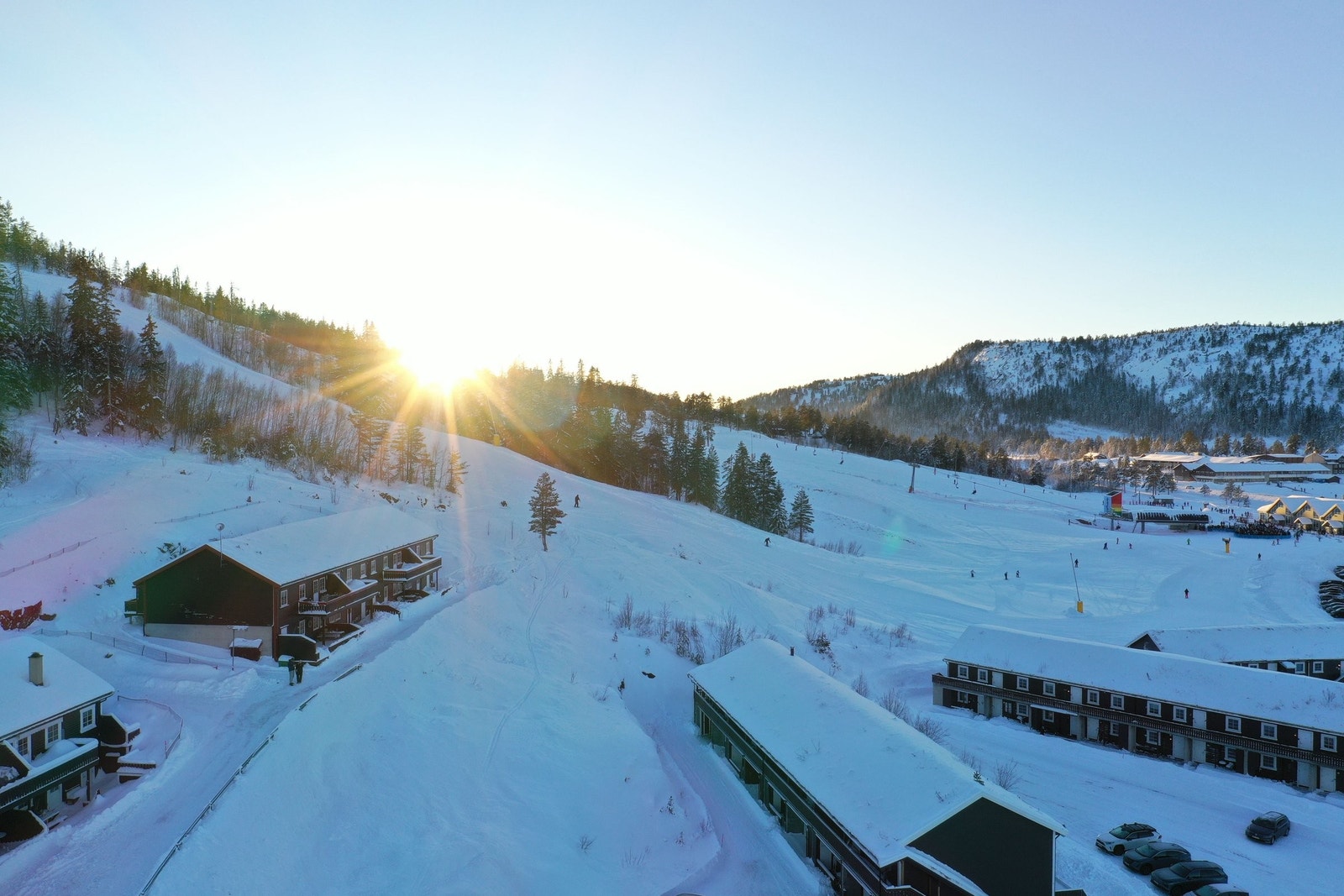Flott plassering øverst av leilighetsbyggene Galleribilde