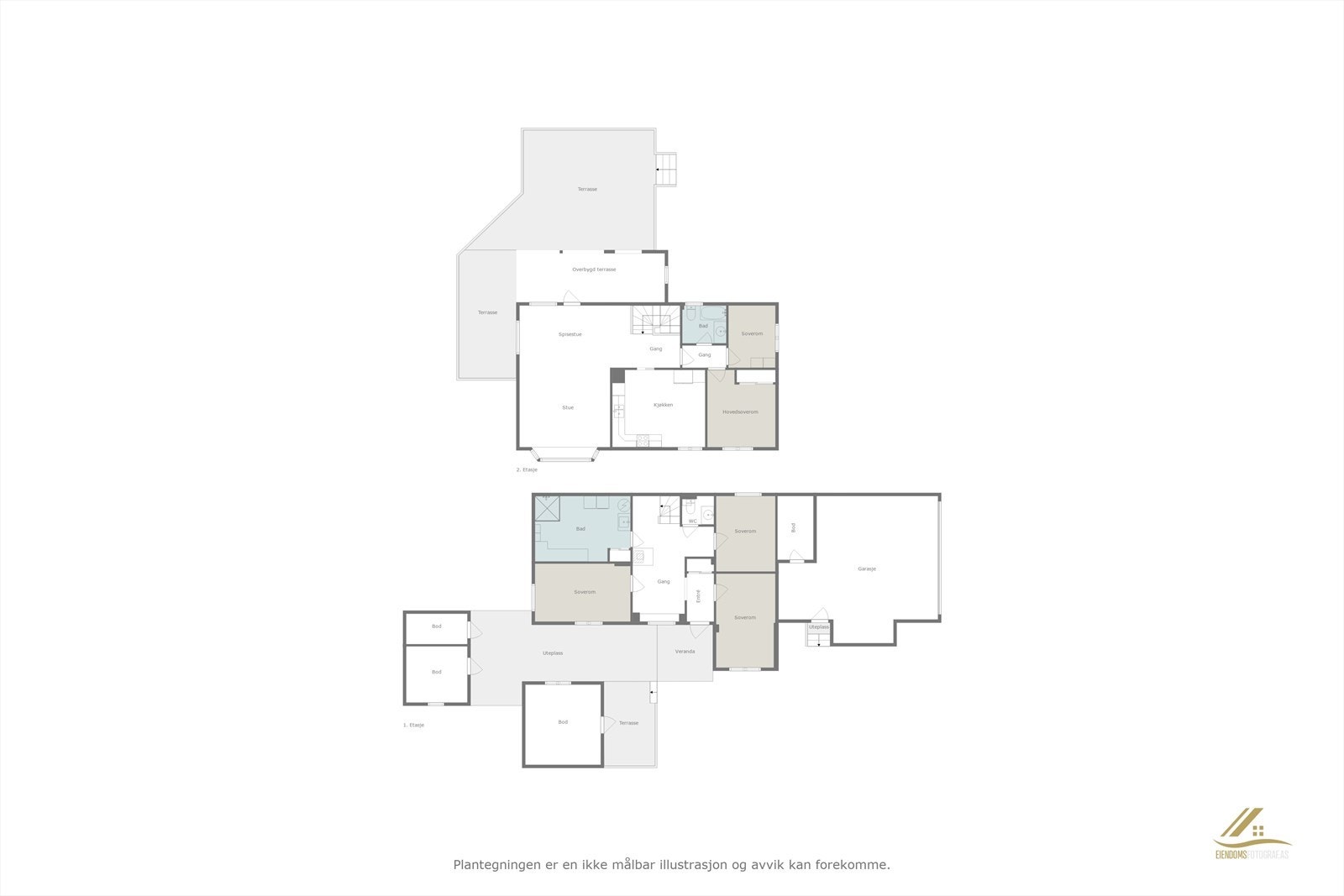 Plantegning Galleribilde