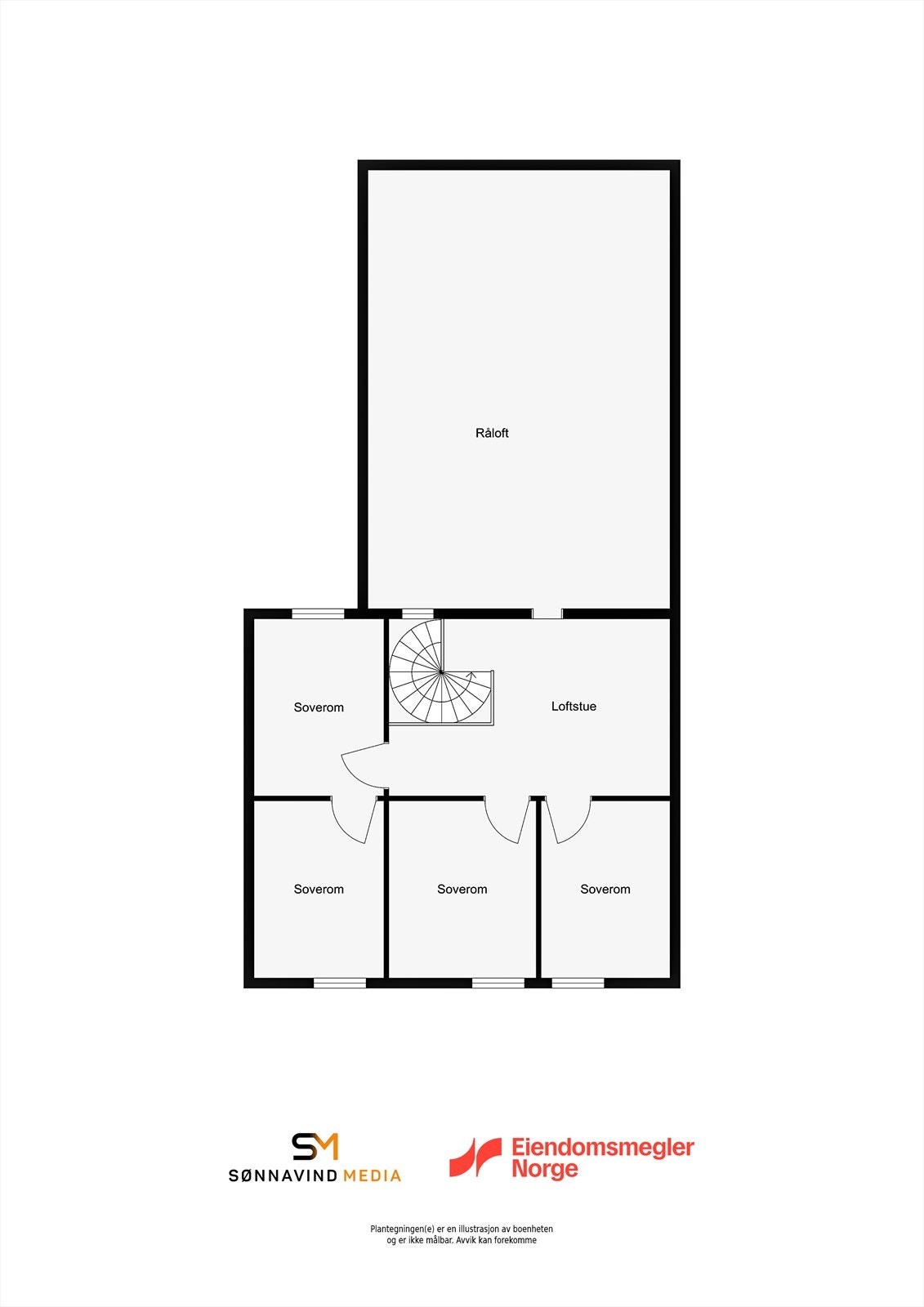 Plantegning 2. etasje Galleribilde