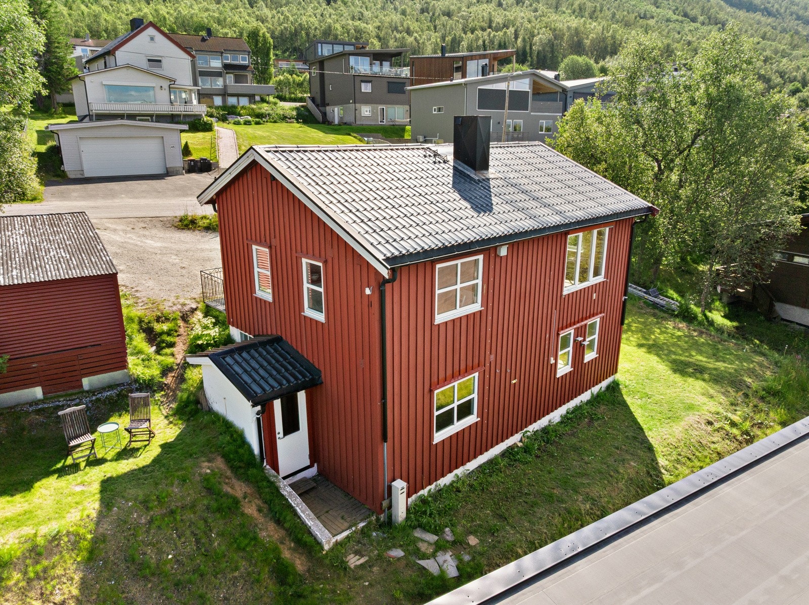 Barnevennlig og populært boligområde i Tromsdalen.