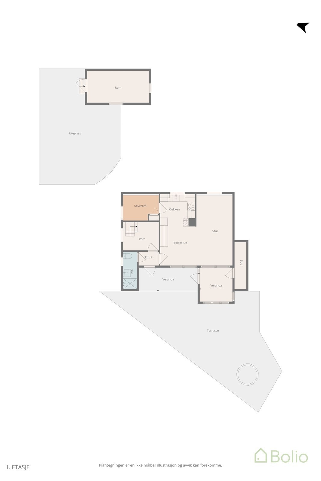 Plantegning Galleribilde