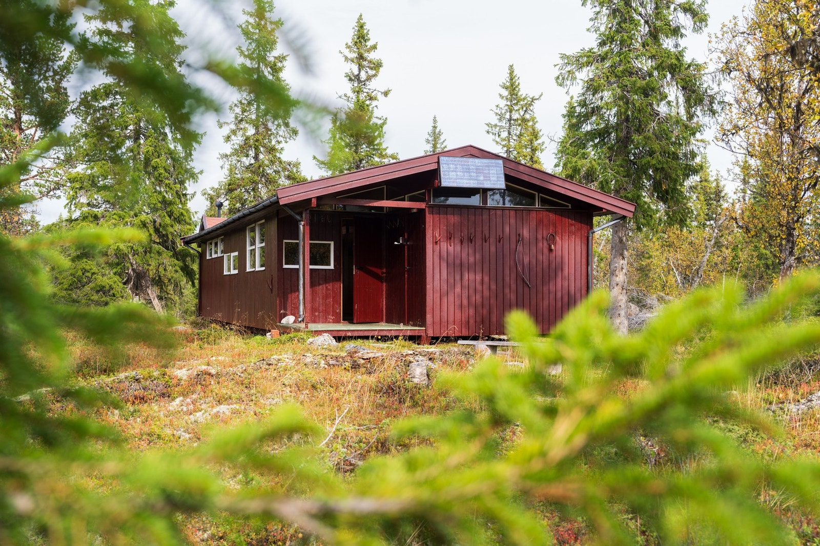 Hytta ligger i et naturskjønt område. Galleribilde