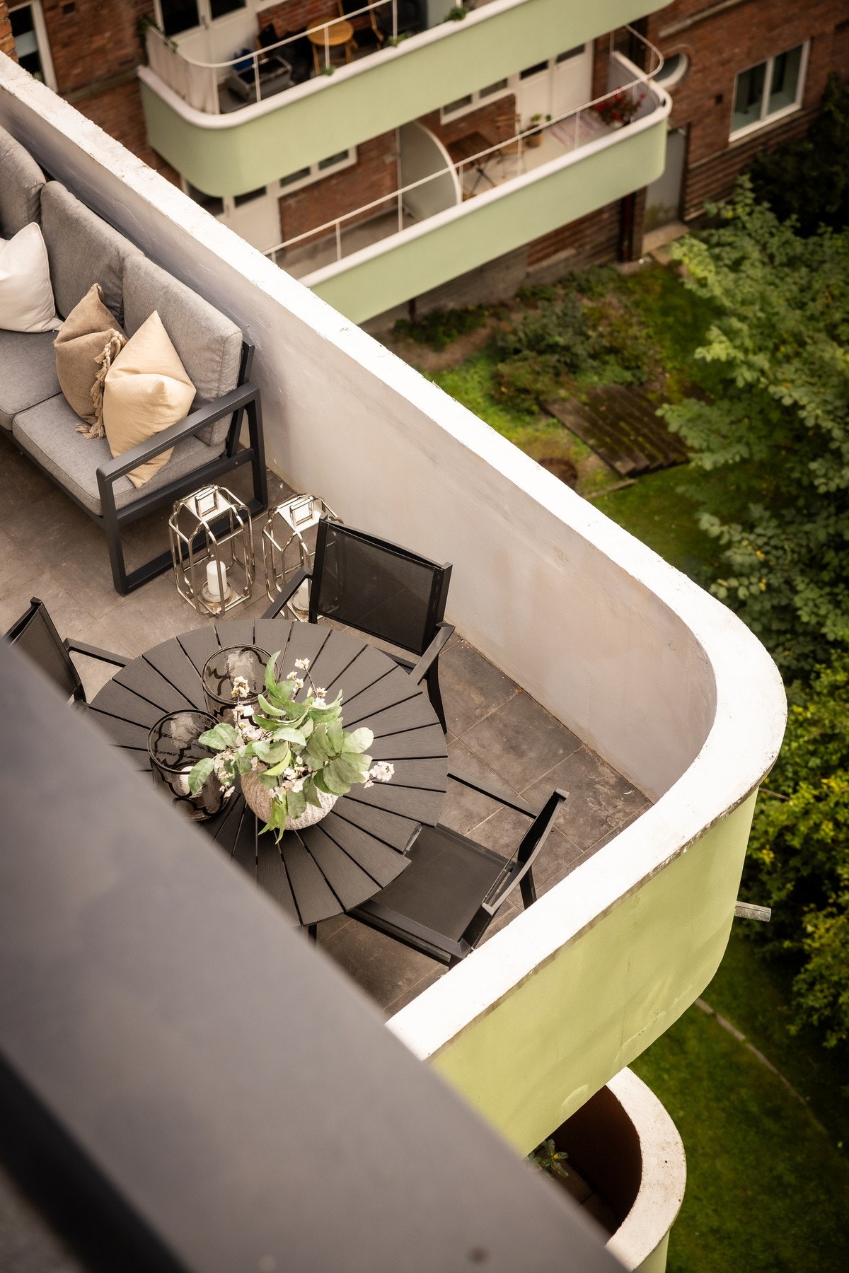 Oversiktsbilde fra takterrasse. Galleribilde