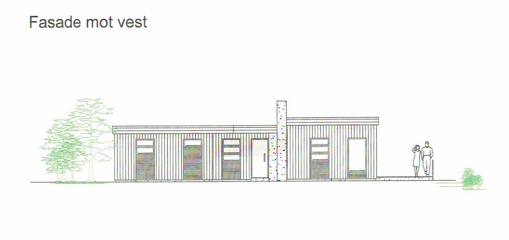 Fasade vest. Galleribilde