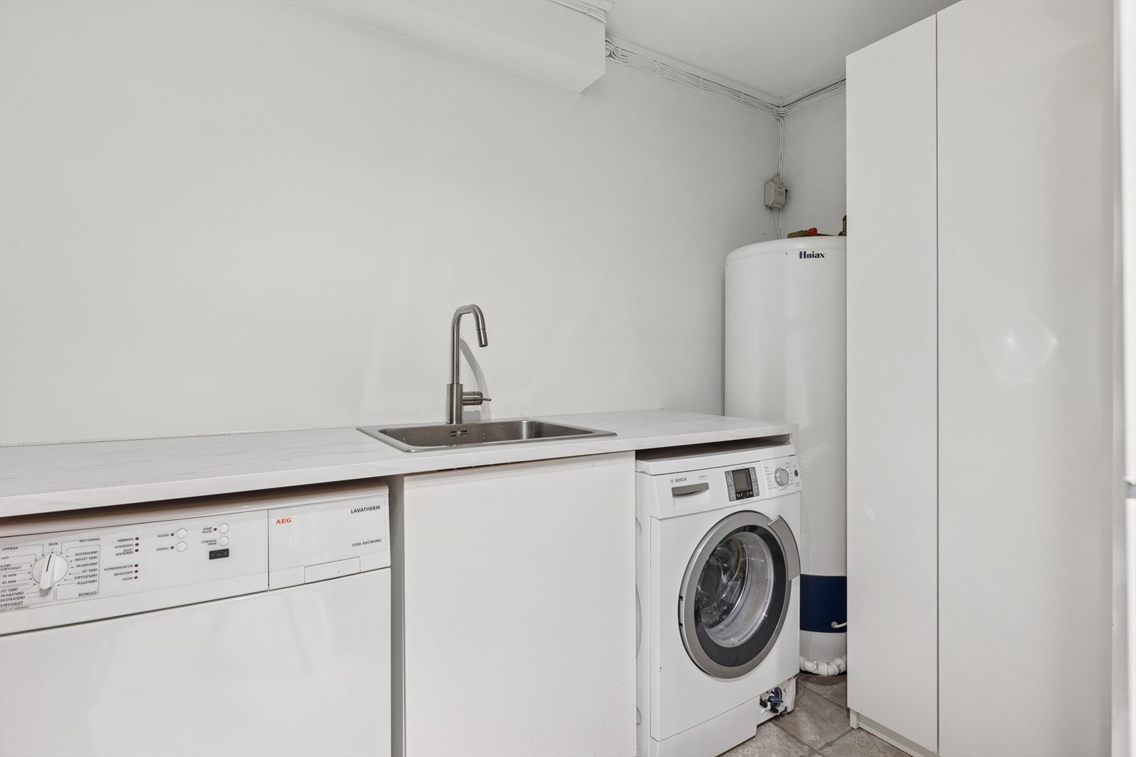 Praktisk vaskerom. Galleribilde