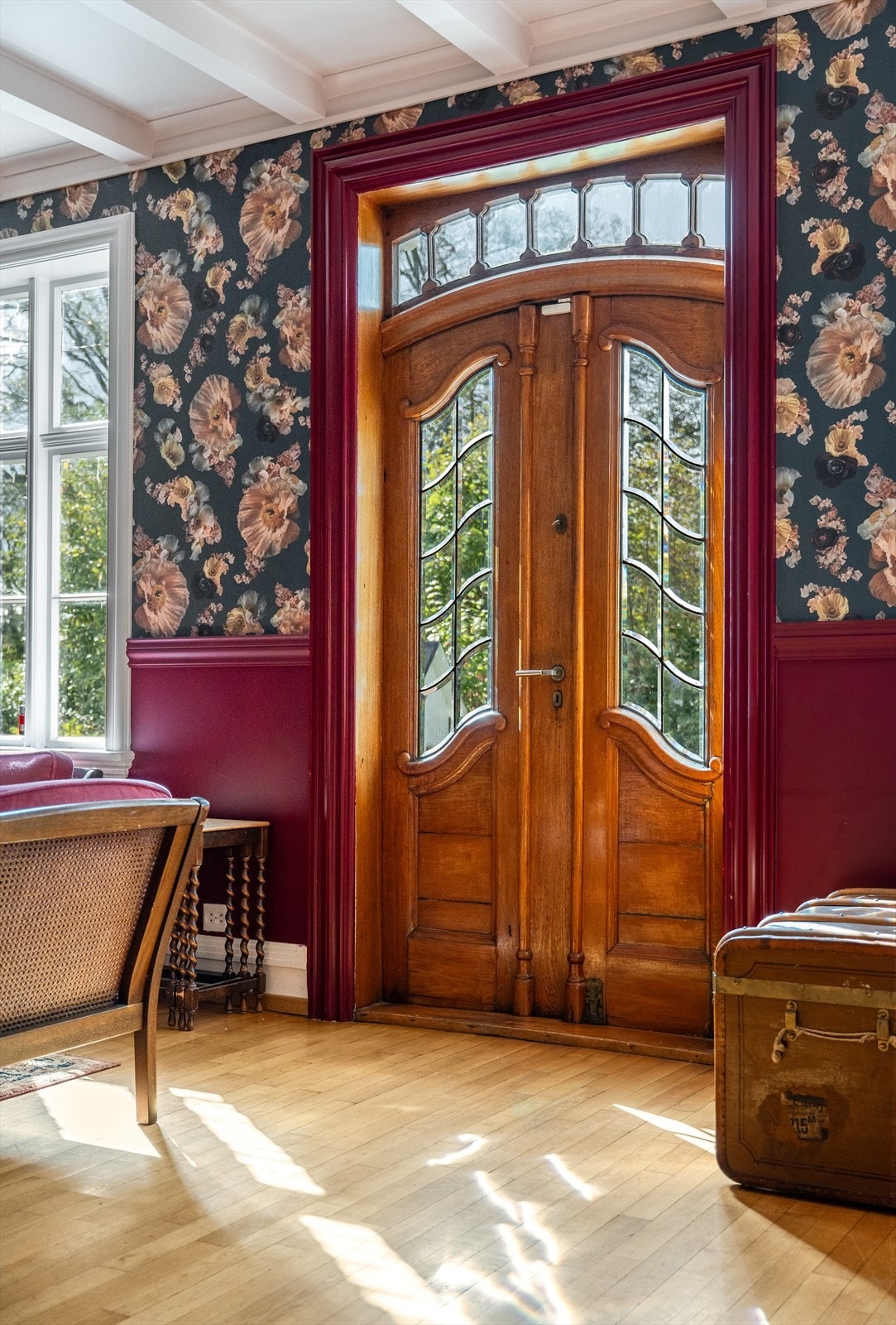 Teak terrasse dør Galleribilde