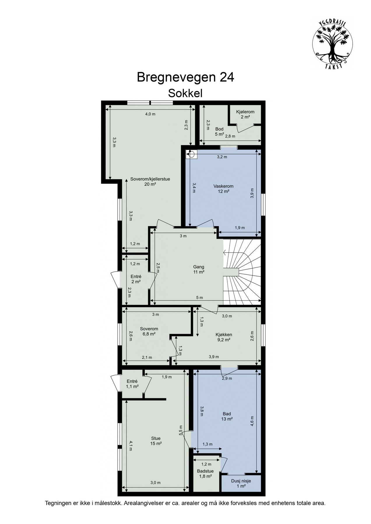 Sokkel med utleiedel Galleribilde