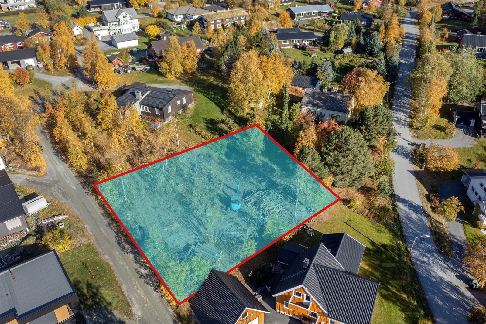 Oversiktsbilde med markering (NB! dette er ikke nøyaktige grenser) Galleribilde