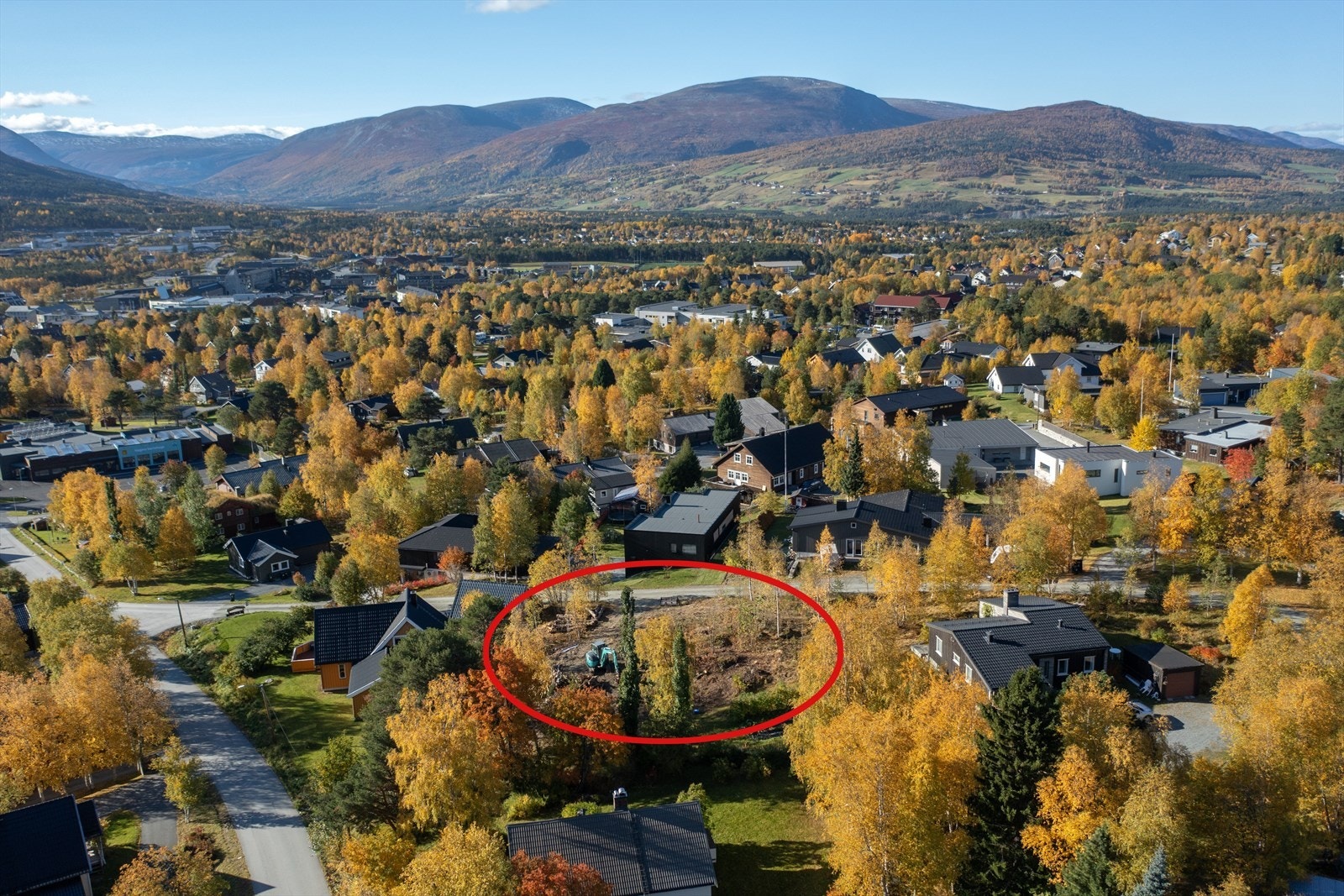 Oversiktsbilde med markering Galleribilde