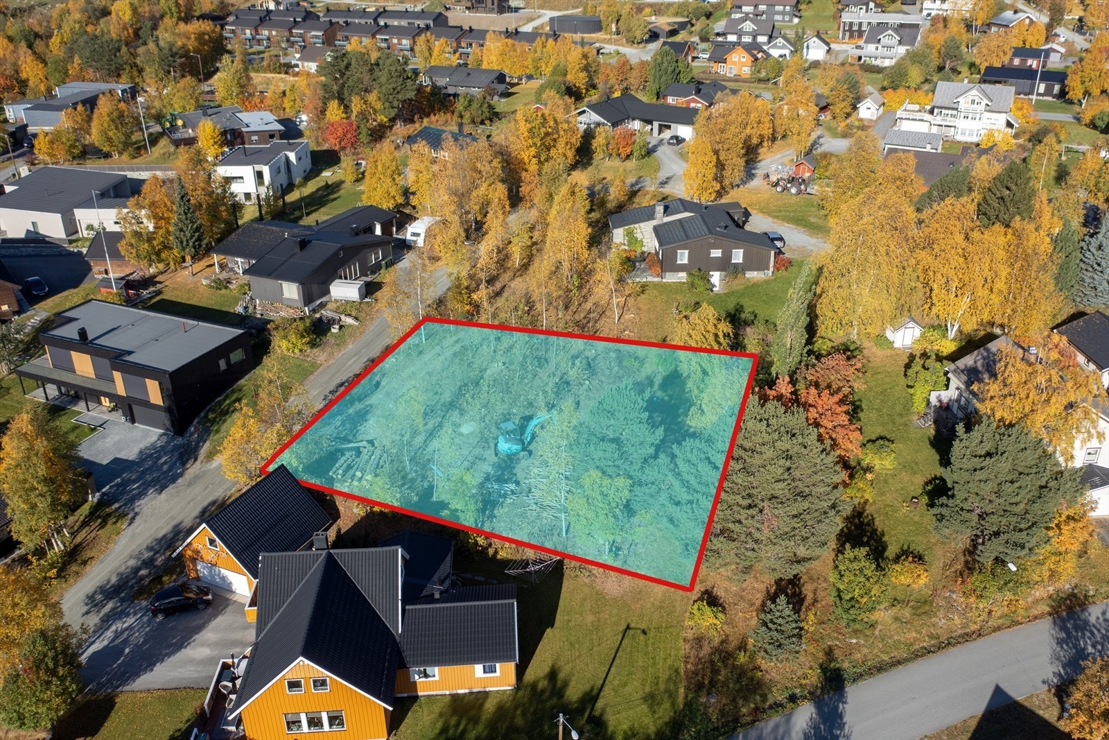 Oversiktsbilde med markering (NB! dette er ikke nøyaktige grenser) Galleribilde