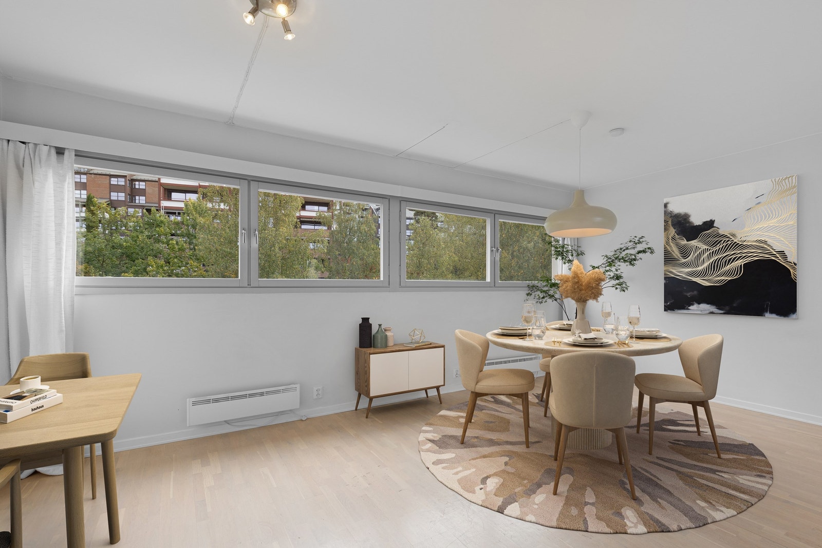Digital styling av spisestuen - Galleribilde