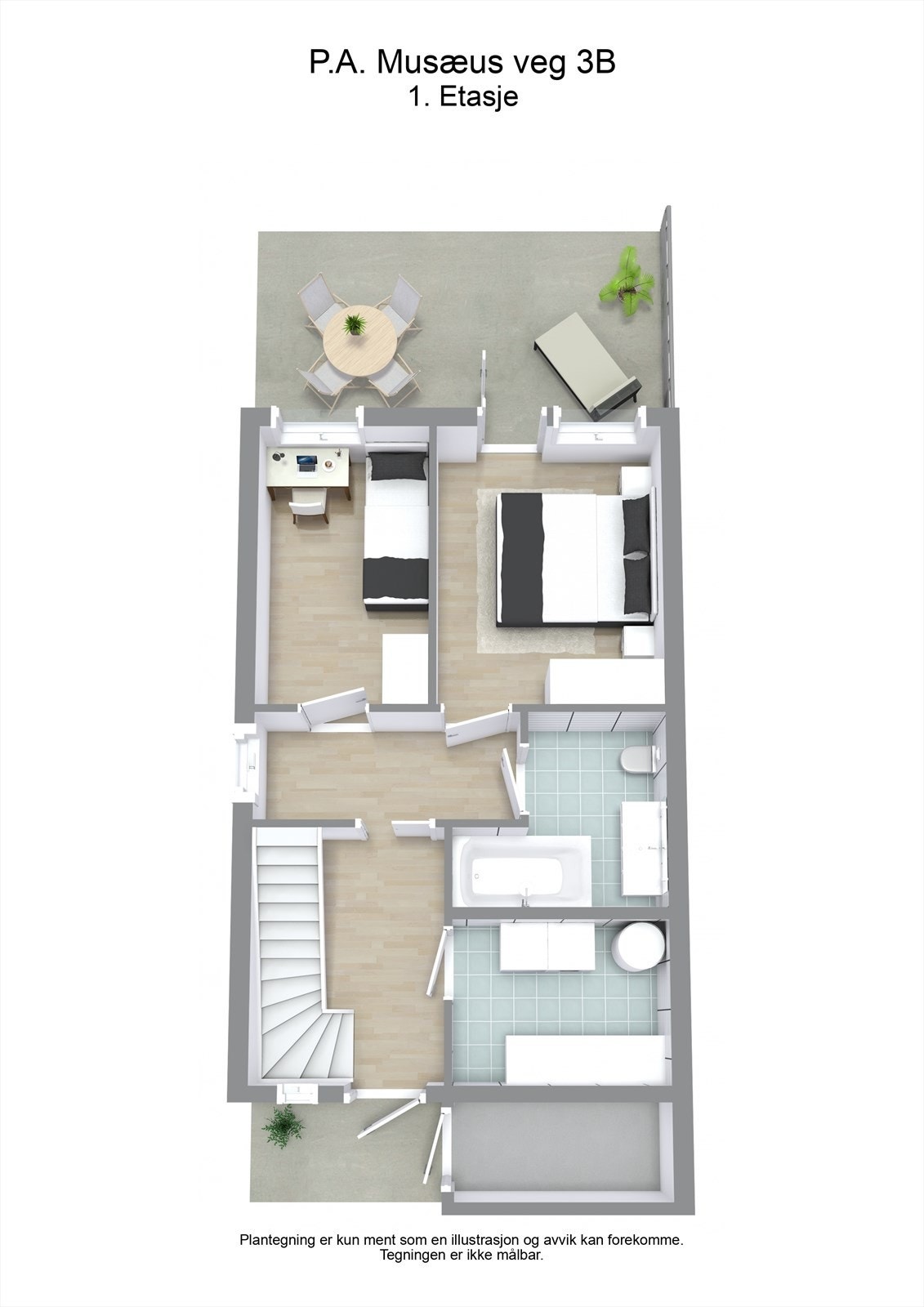 P.A. Musæus veg 3B - 3D - 1. Etasje Galleribilde