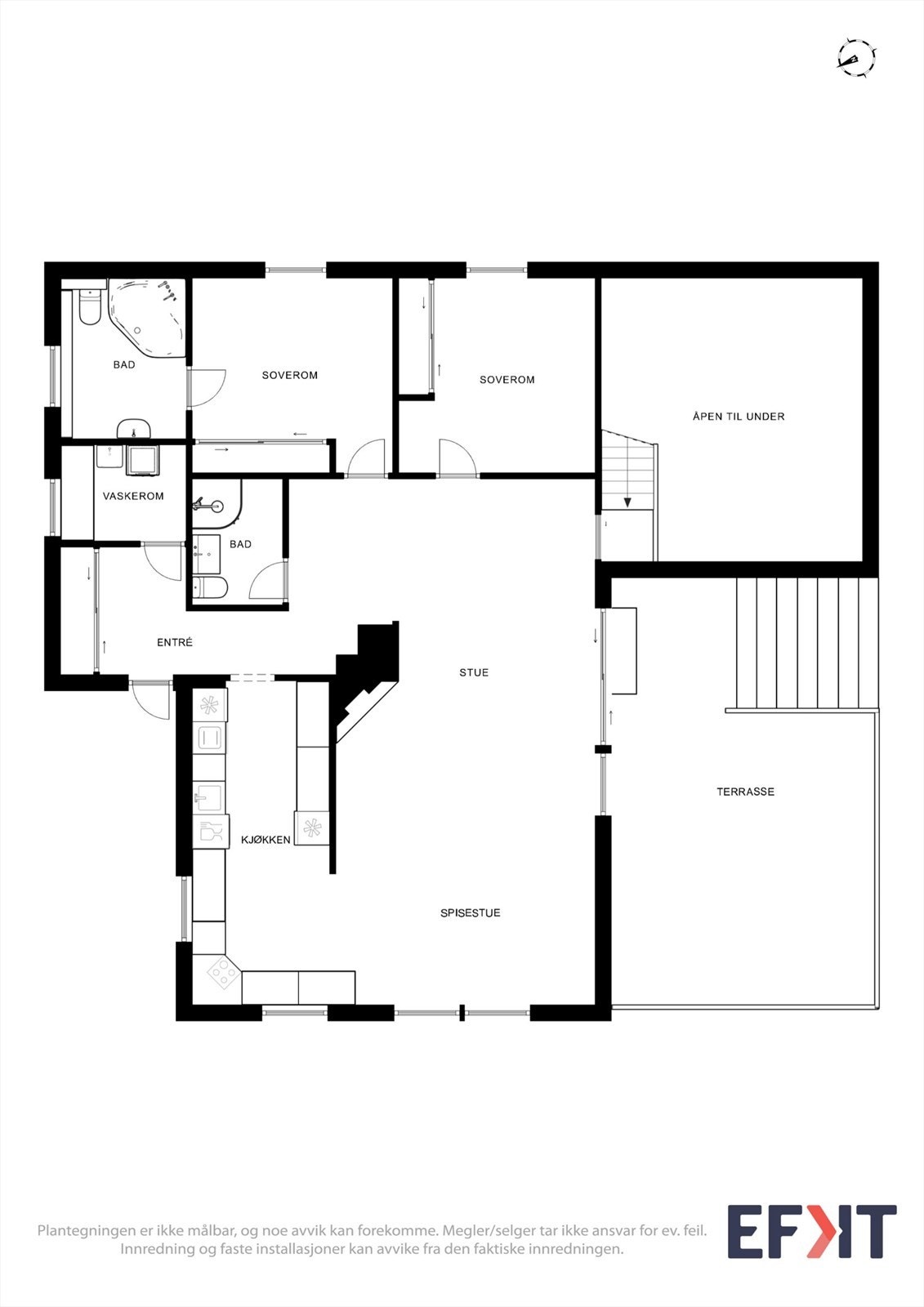 Plantegning Galleribilde