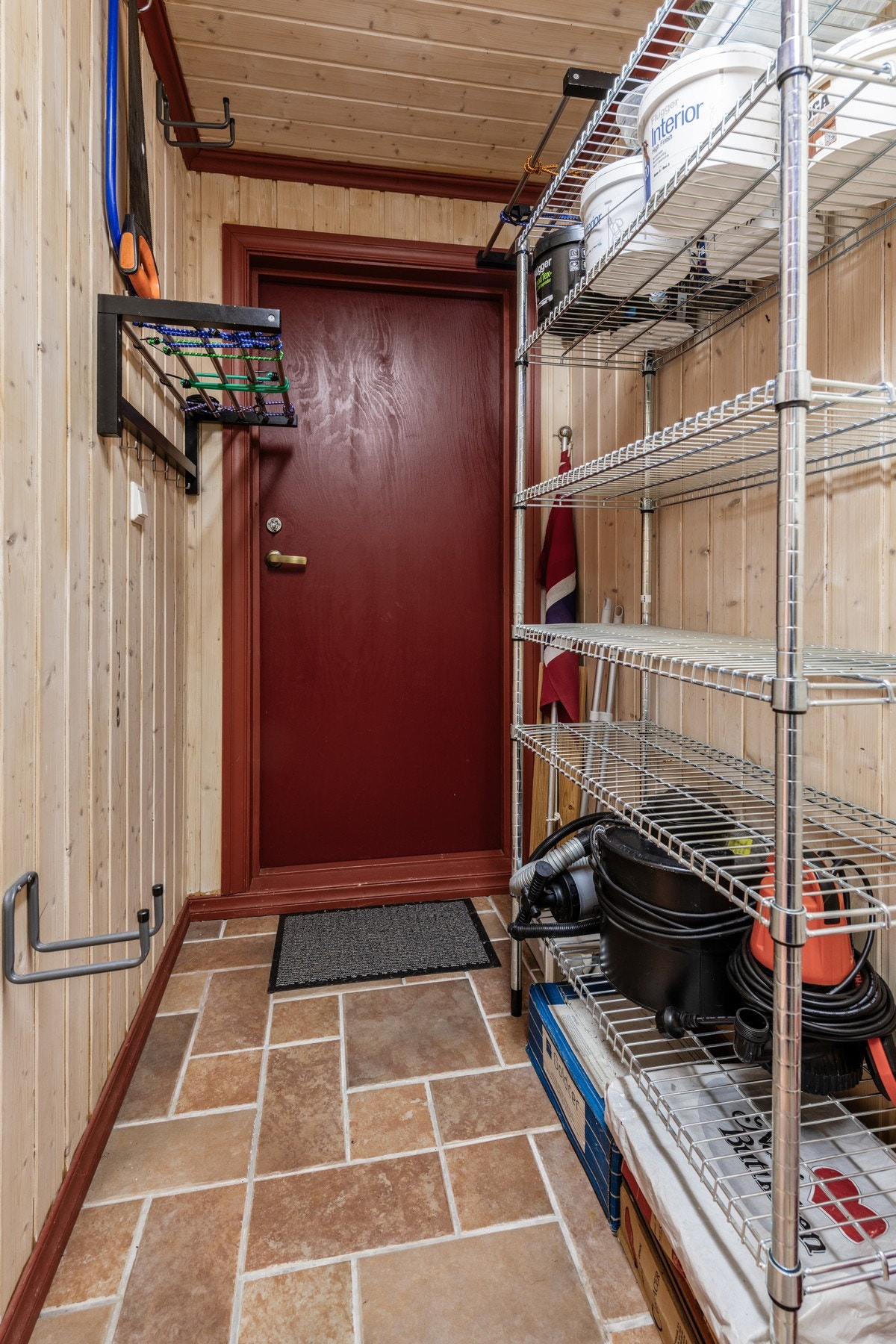 Boden har god plass og praktiske løsninger for oppbevaring Galleribilde