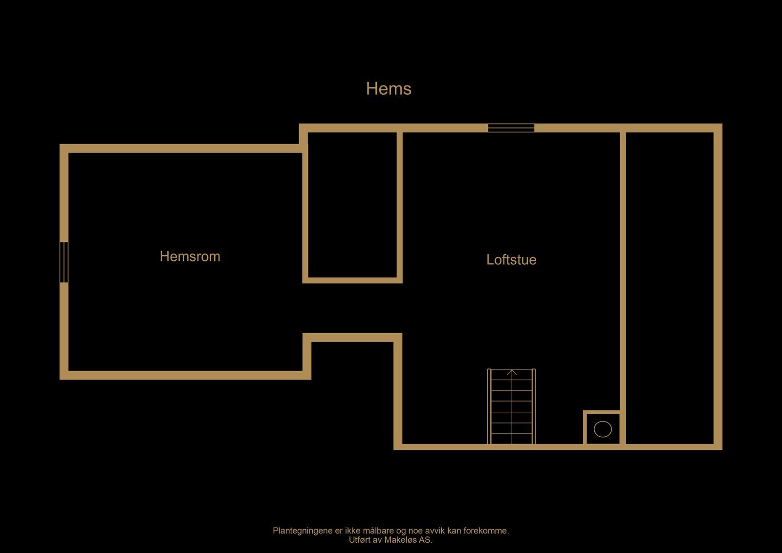 Plantegning hems - illustrasjon, avvik kan forekomme Galleribilde