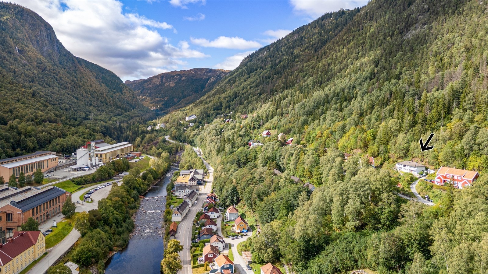 Dronebilde Galleribilde