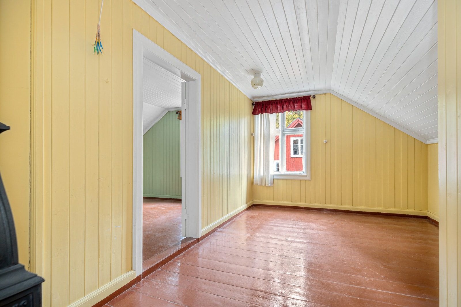 Sjarmerende veggfarger i soverommene. Galleribilde