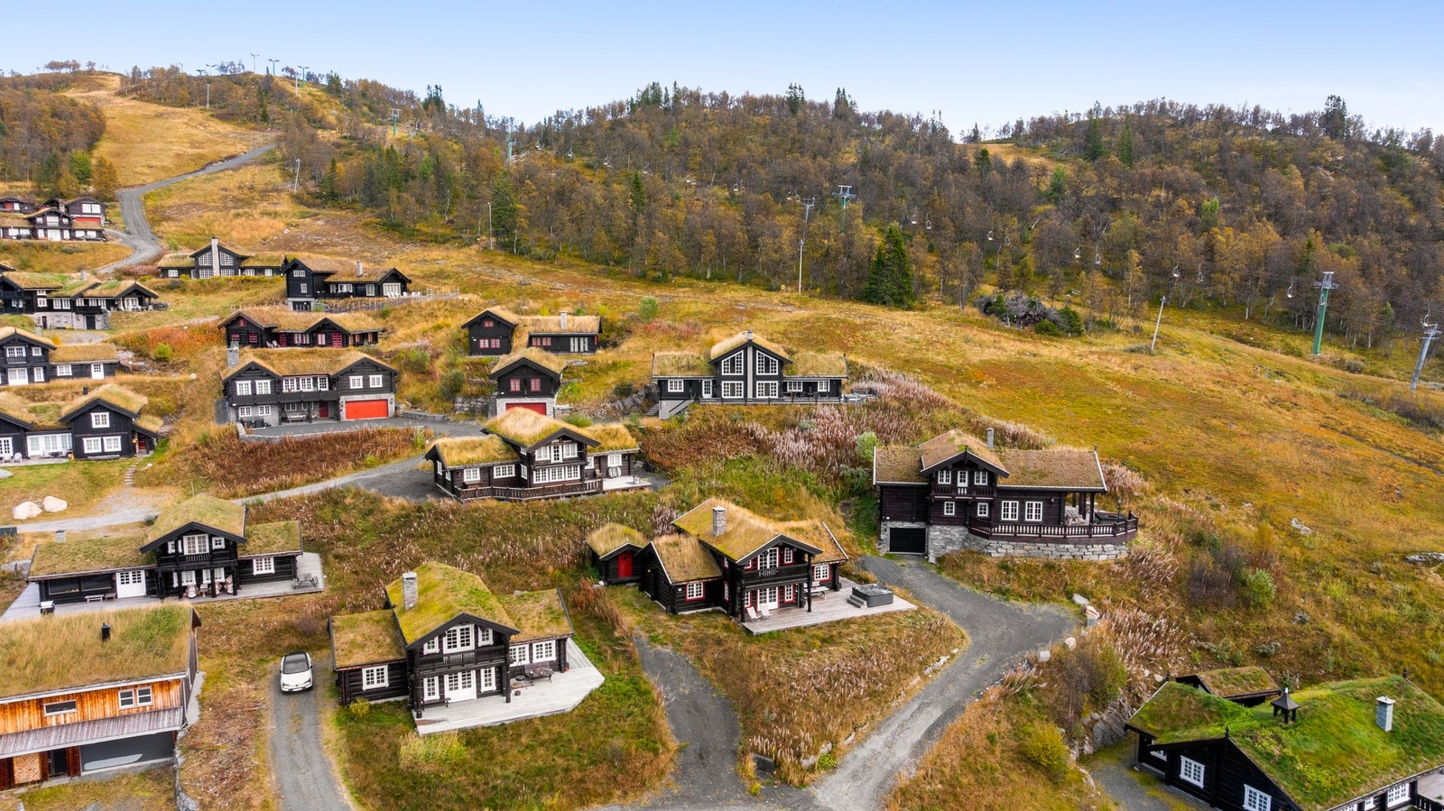 Ski inn/ut til Rauland skisenter med hele 25 nedfarter og 11 heiser Galleribilde