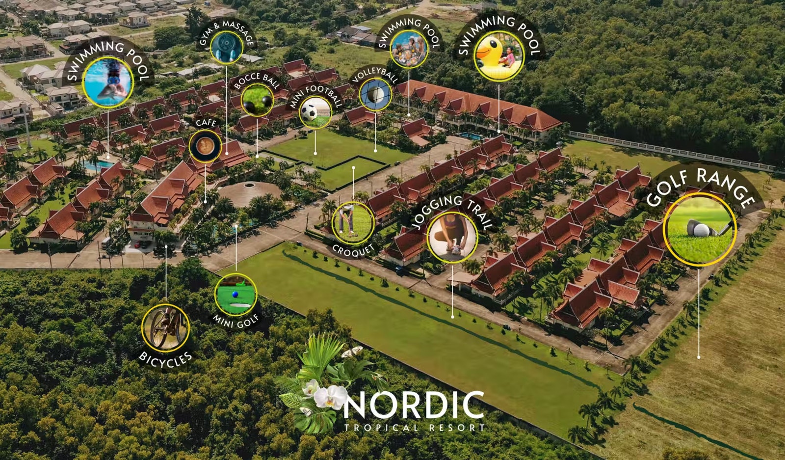 Oversikt Nordic Tropical Resort Galleribilde