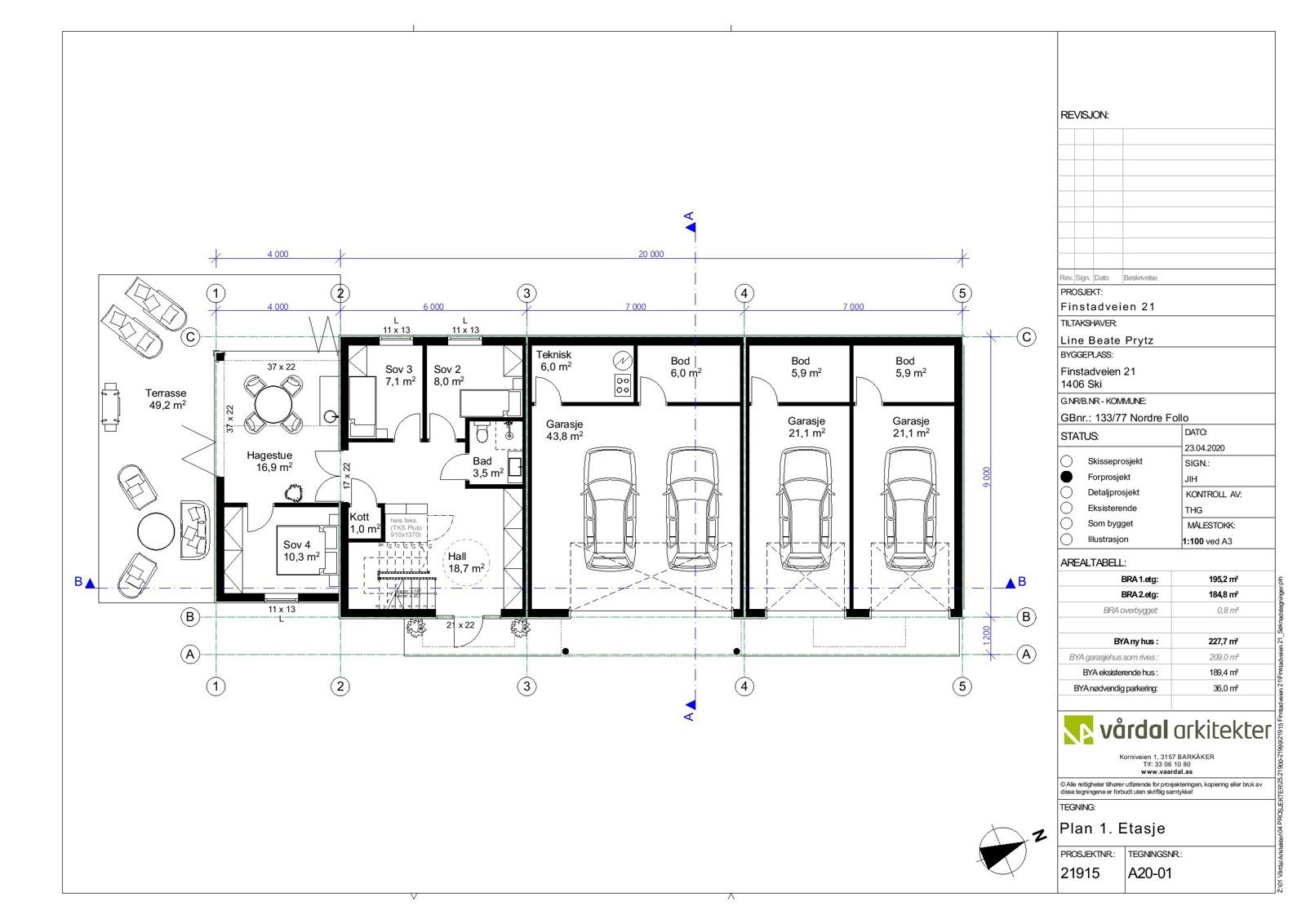 Plan 1. Etasje Galleribilde