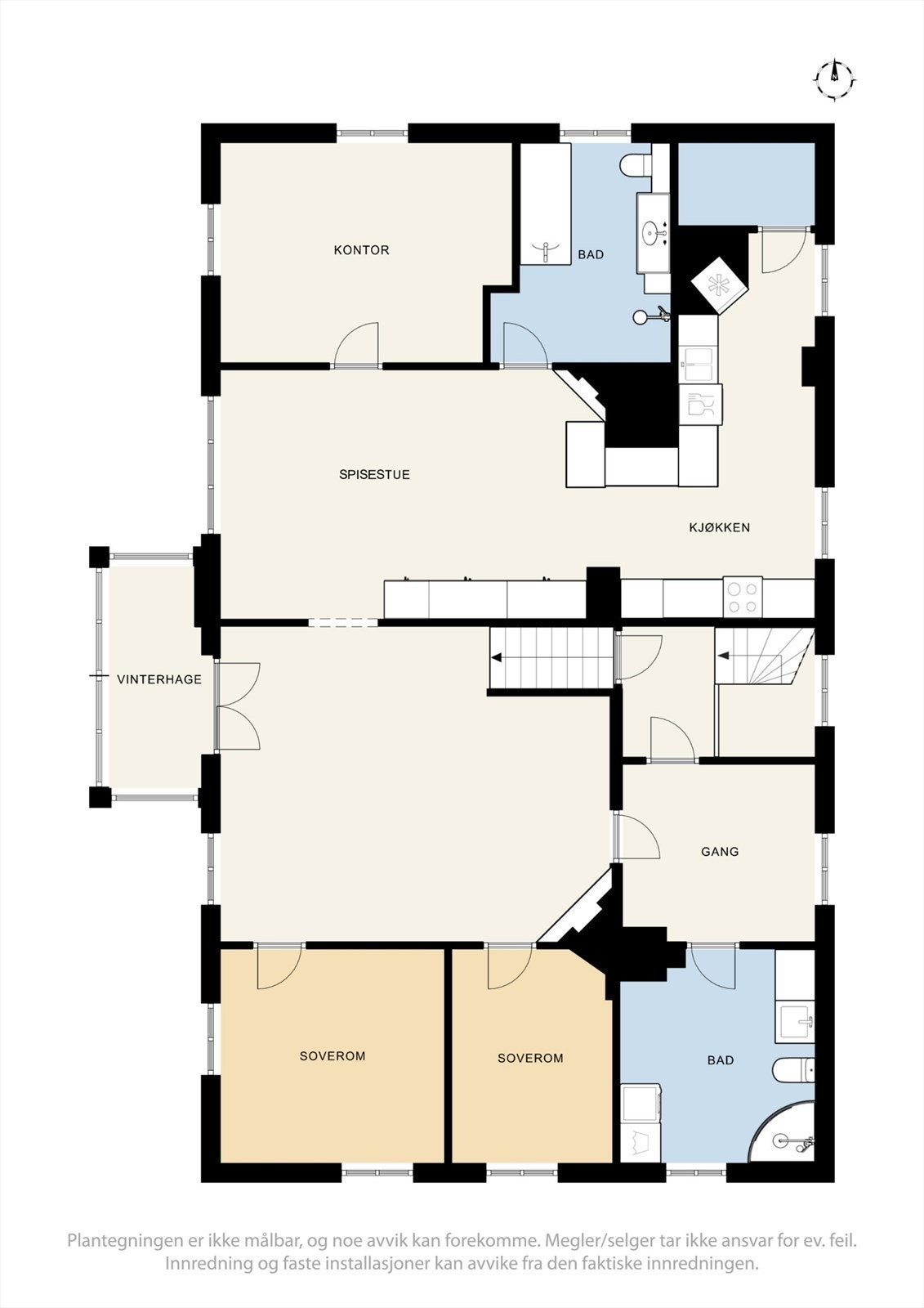 Plantegning 2. etasje. Galleribilde