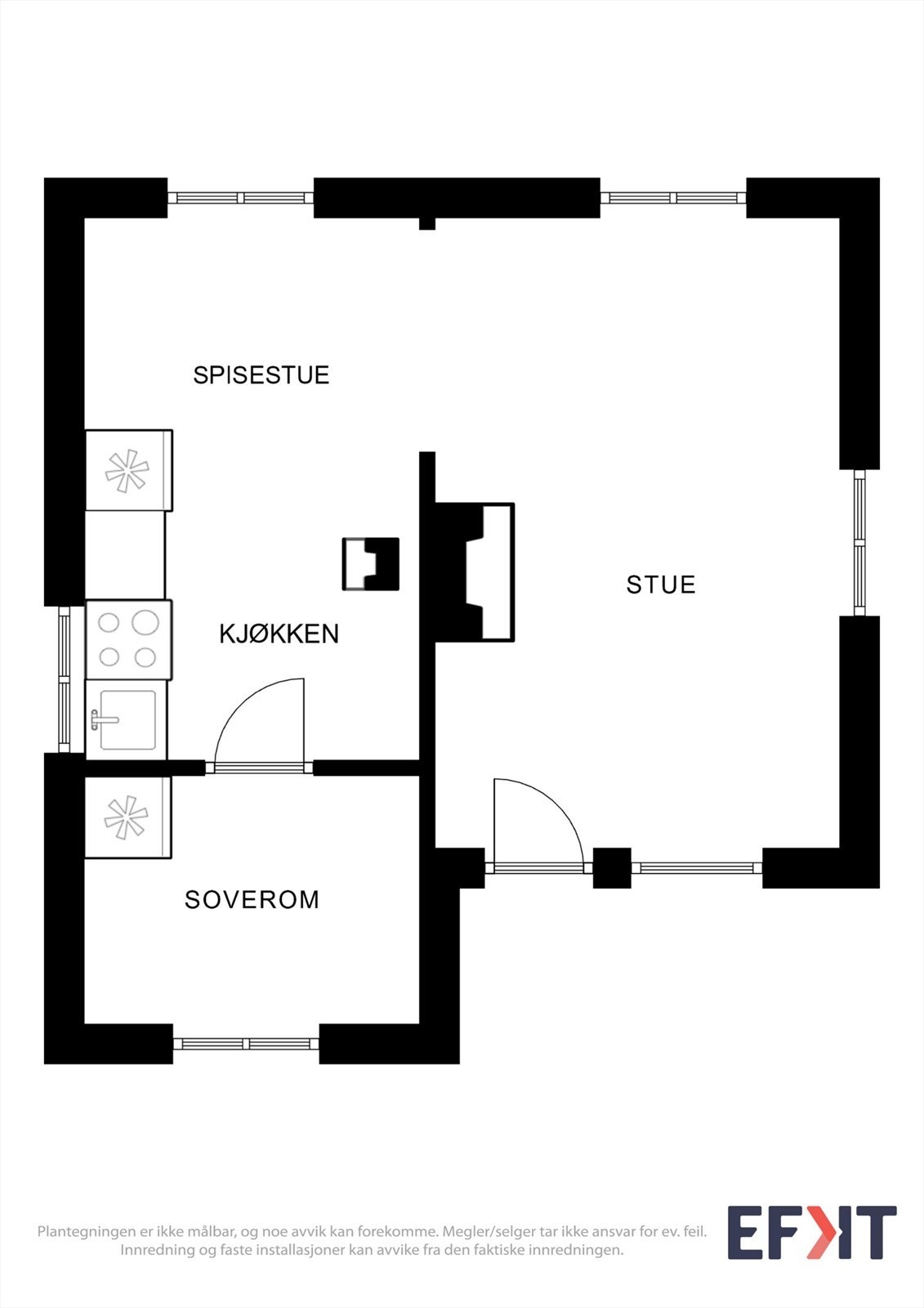 Plantegning Galleribilde