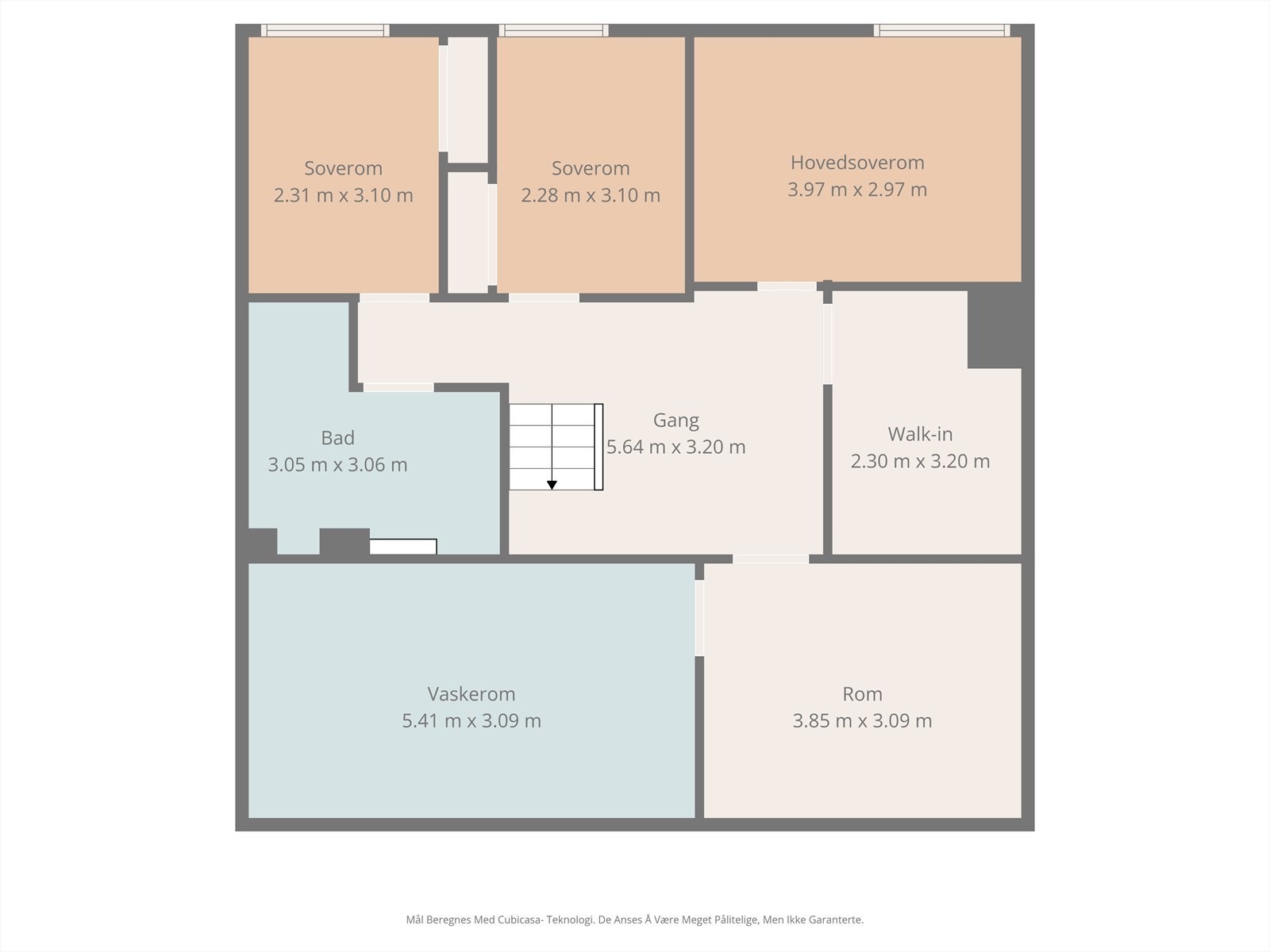 Planskisse underetasje. Galleribilde