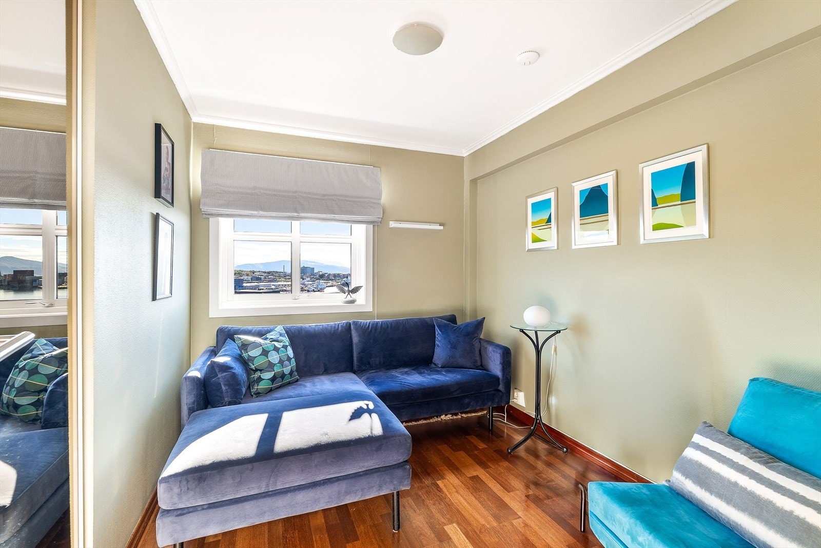 Det tredje soverommet benyttes i dag som tv-stue/gjesterom. Galleribilde