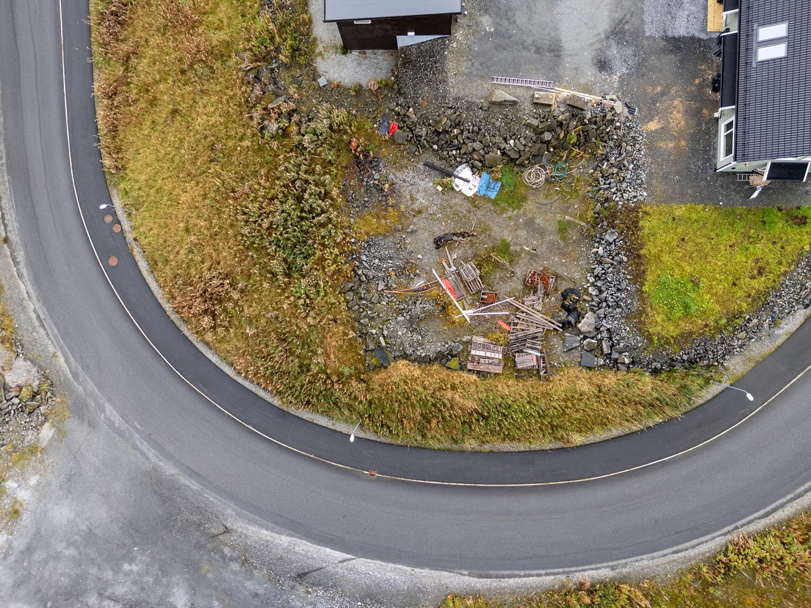 Tomten er delvis planert Galleribilde