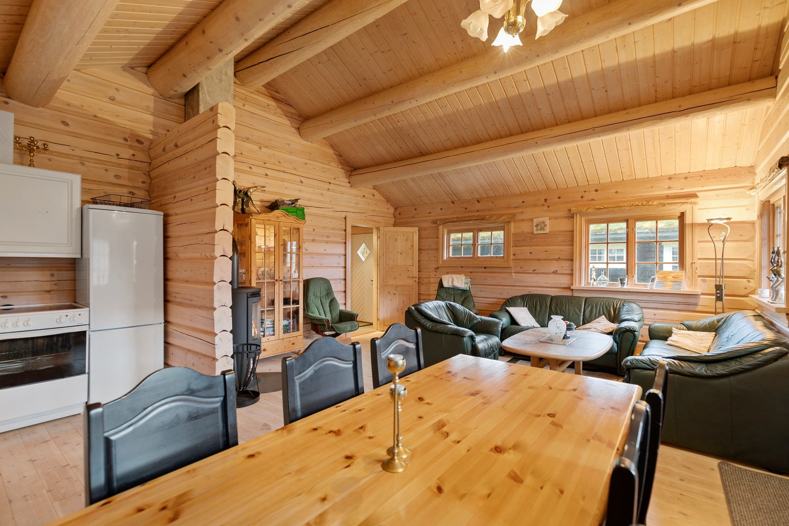 Det er montert ildsted Galleribilde