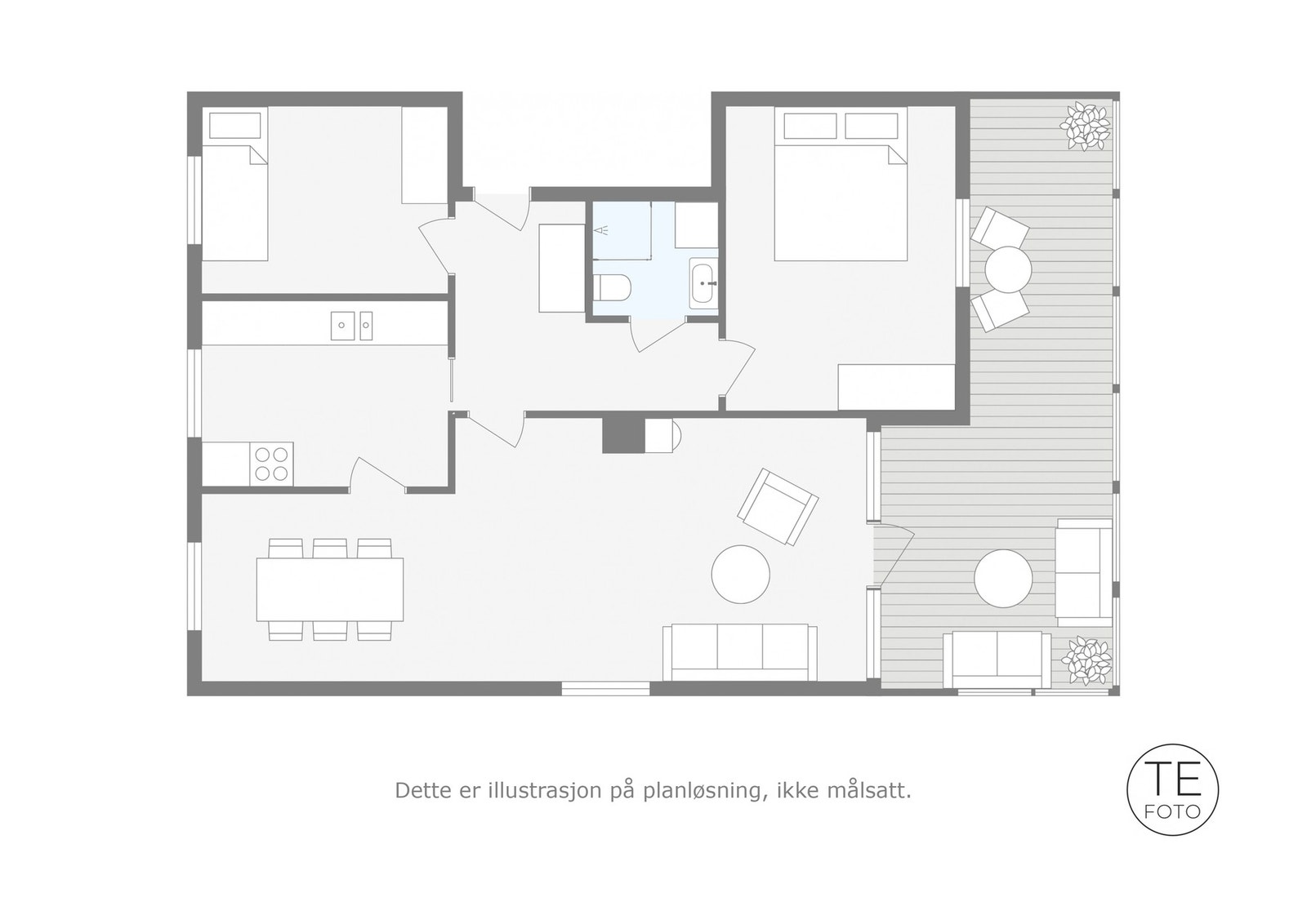 Plantegning Galleribilde