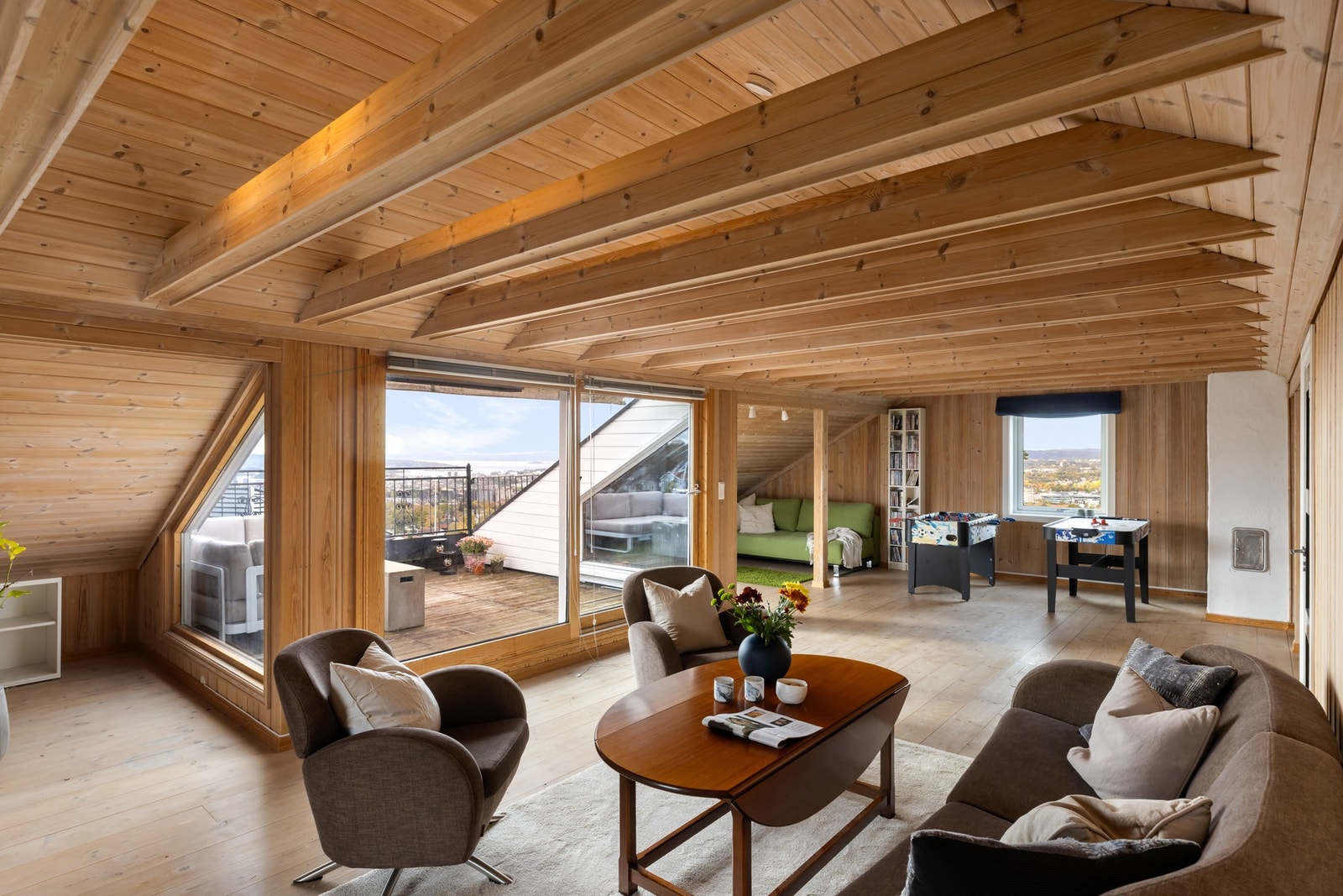 Loftsstuen er et fantastisk tilskudd til boligen. Galleribilde