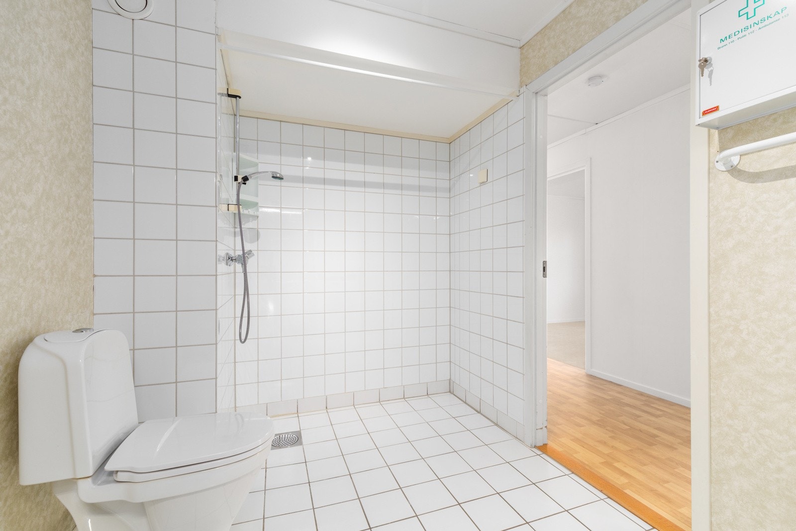 Romslig dusjhjørne Galleribilde